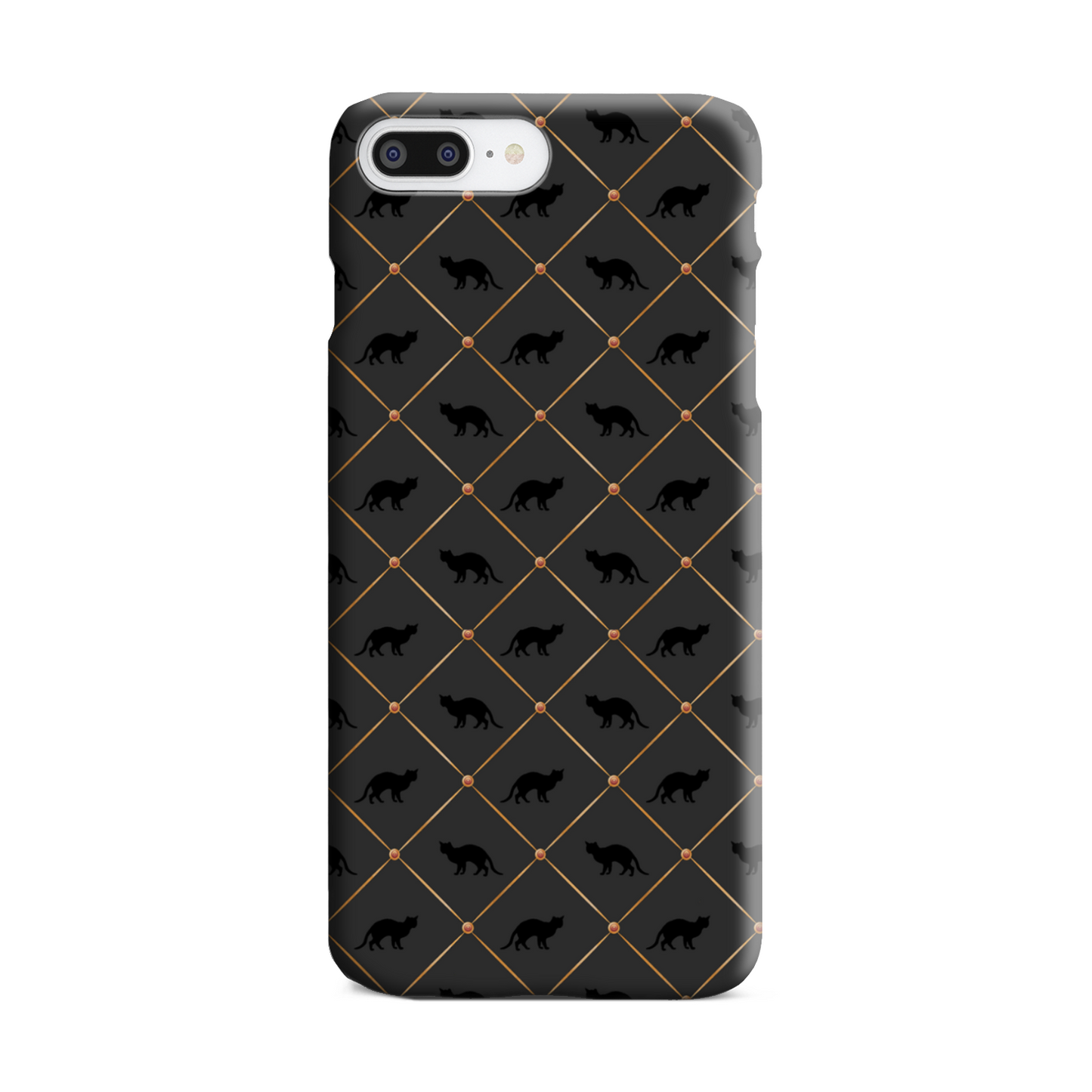 Black Cats Slim Phone Case