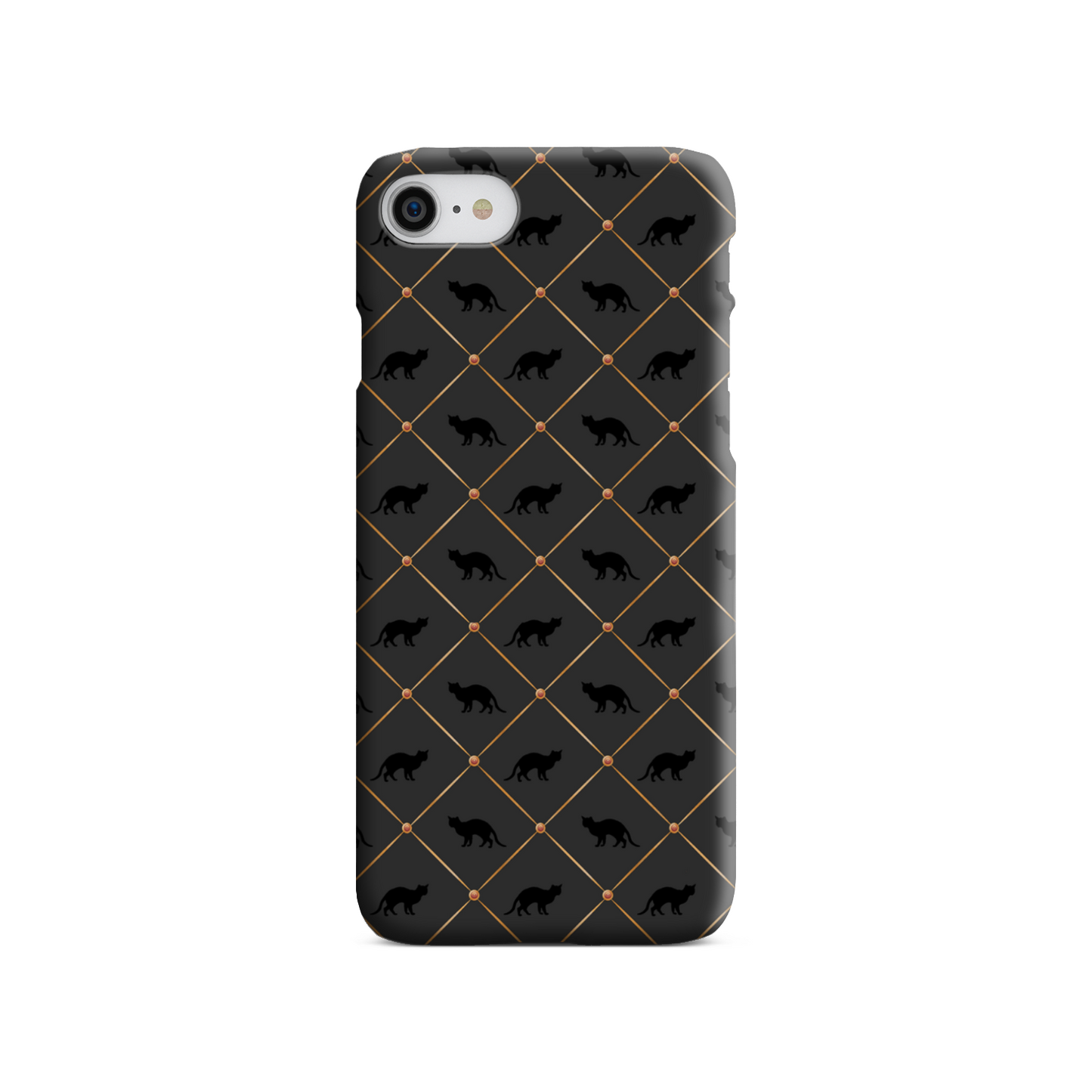 Black Cats Slim Phone Case