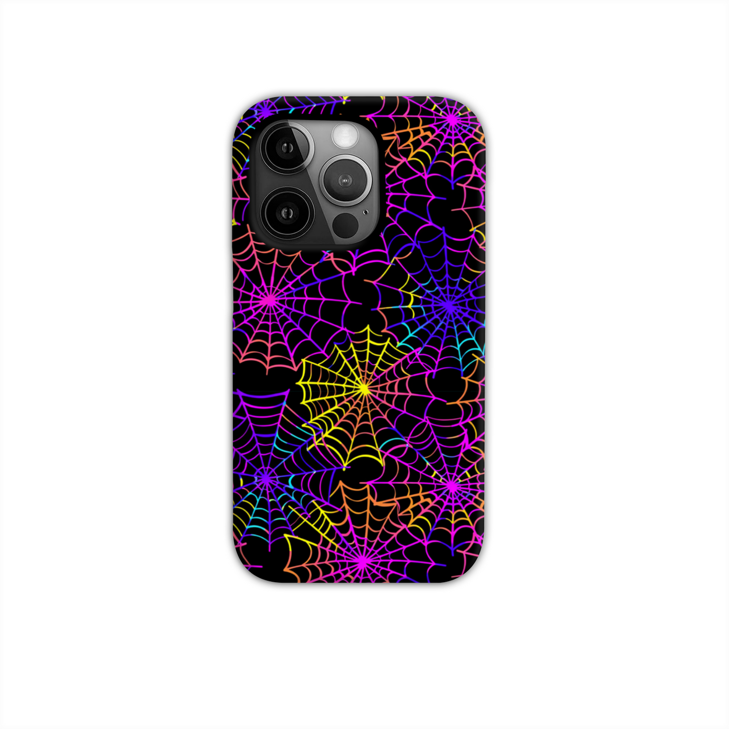 Multi Colour Spider Web Tough Phone Case