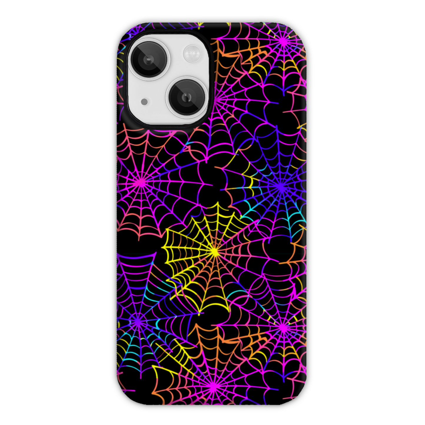 Multi Colour Spider Web Tough Phone Case
