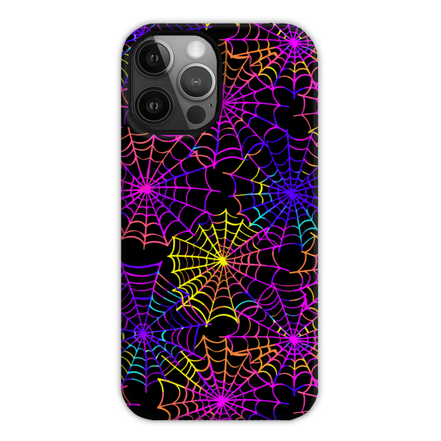 Multi Colour Spider Web Tough Phone Case