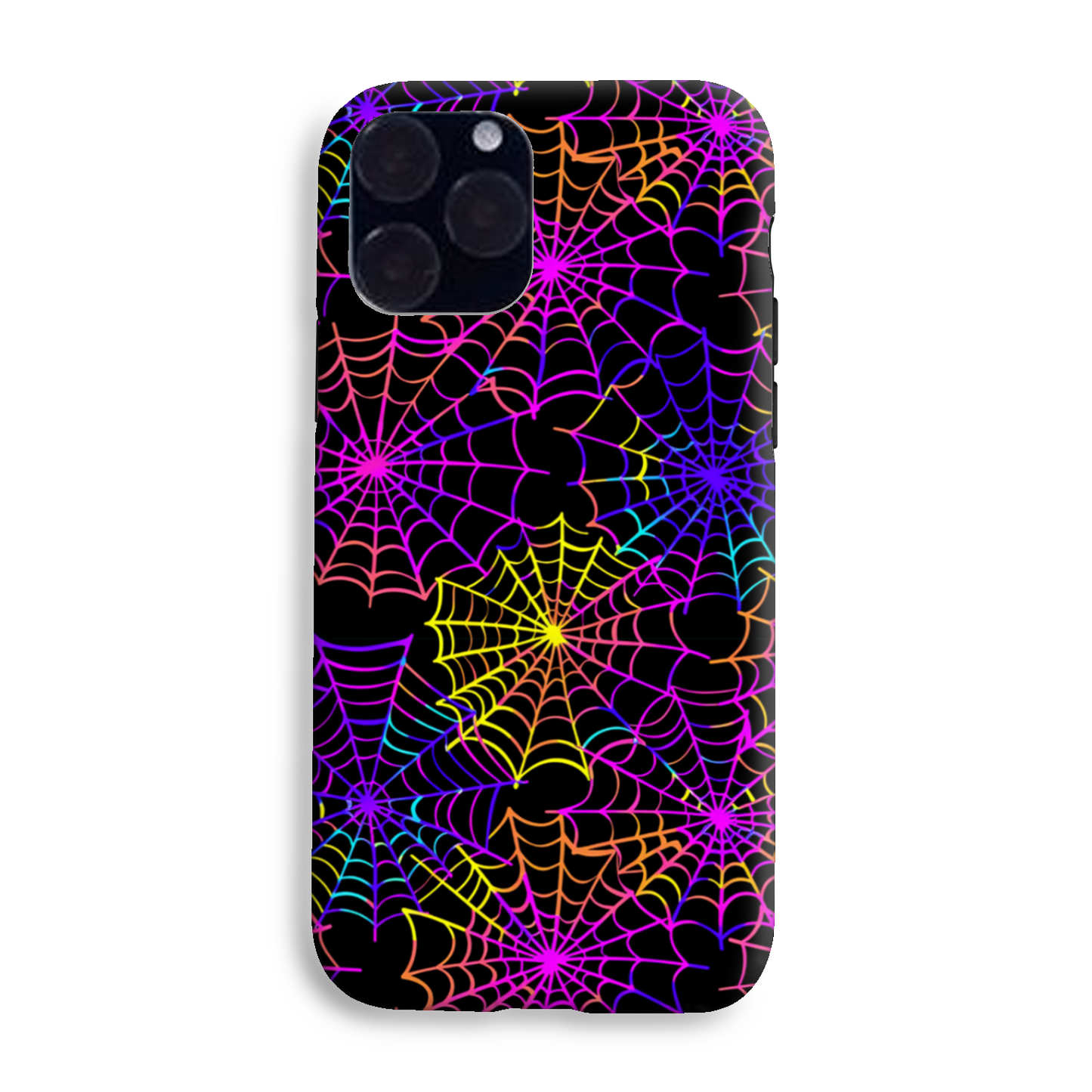 Multi Colour Spider Web Tough Phone Case