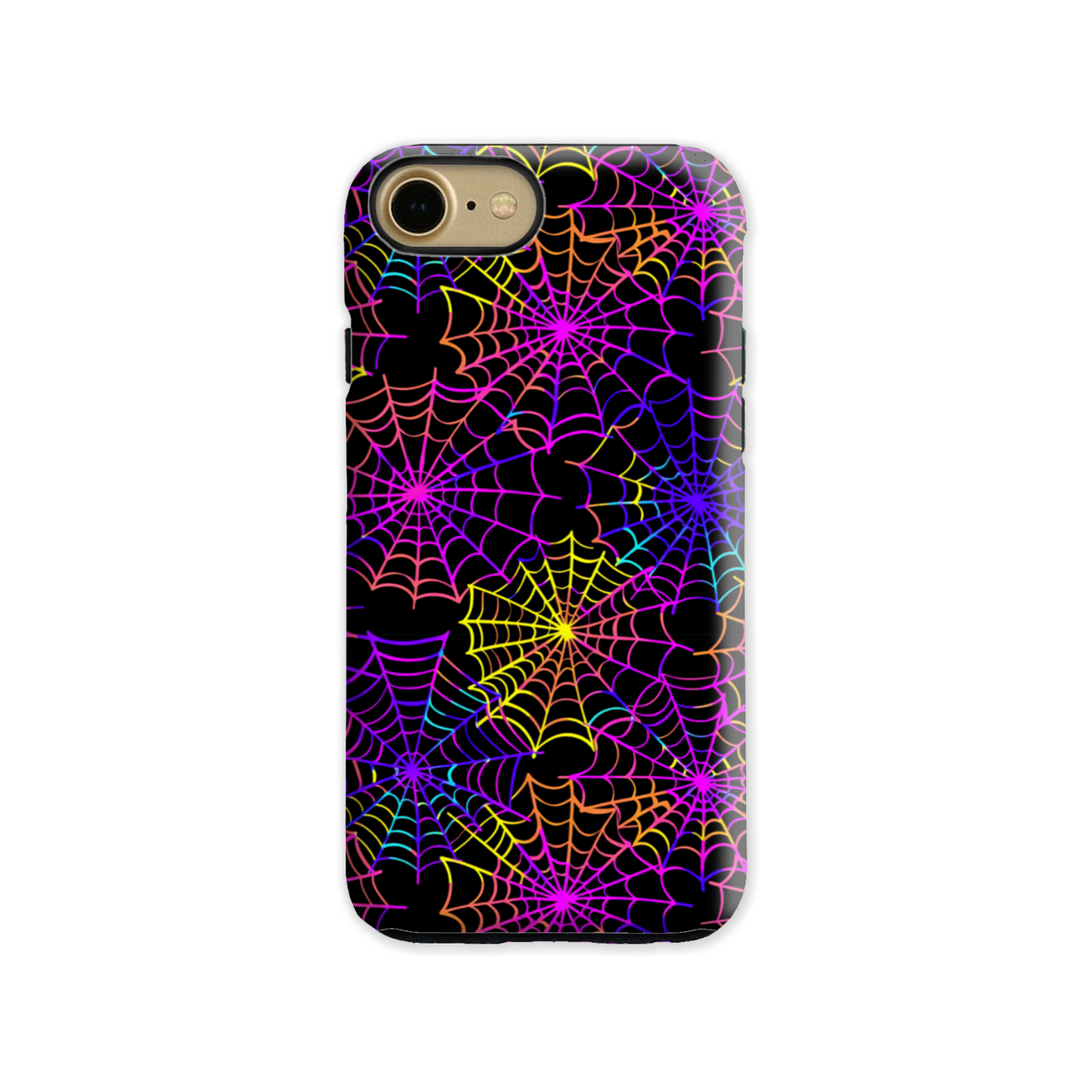 Multi Colour Spider Web Tough Phone Case