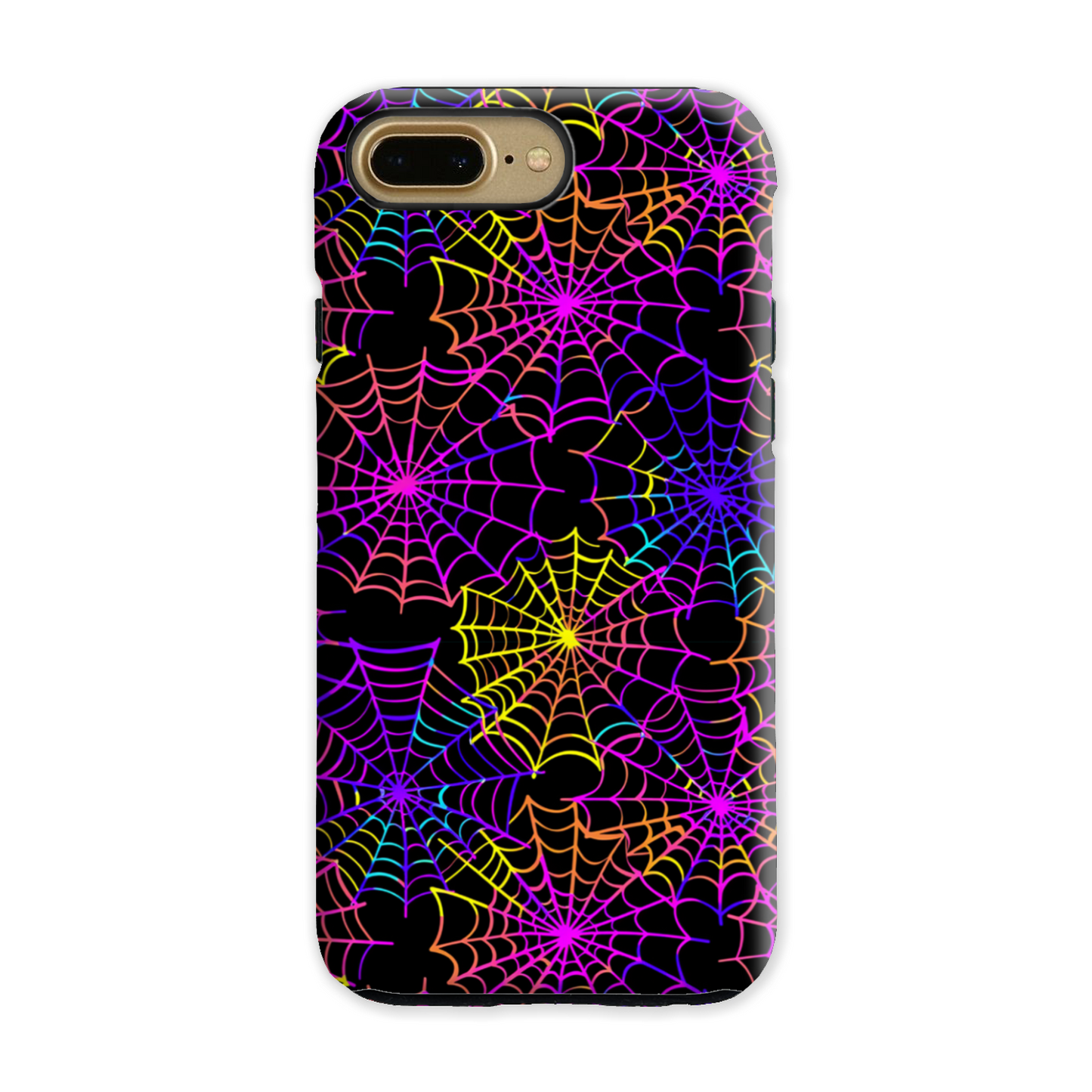 Multi Colour Spider Web Tough Phone Case