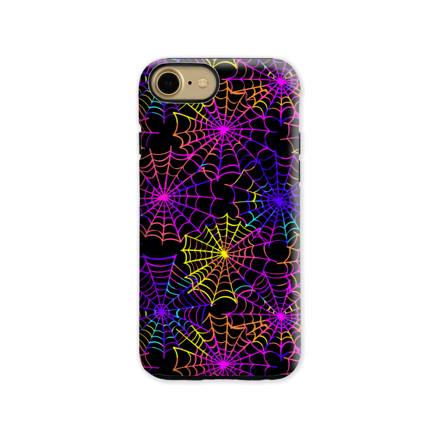 Multi Colour Spider Web Tough Phone Case