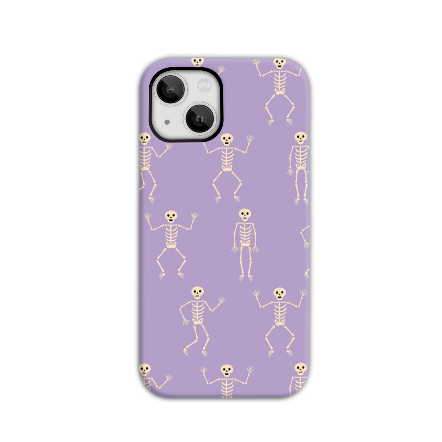 Lilac Skeletons Tough Phone Case