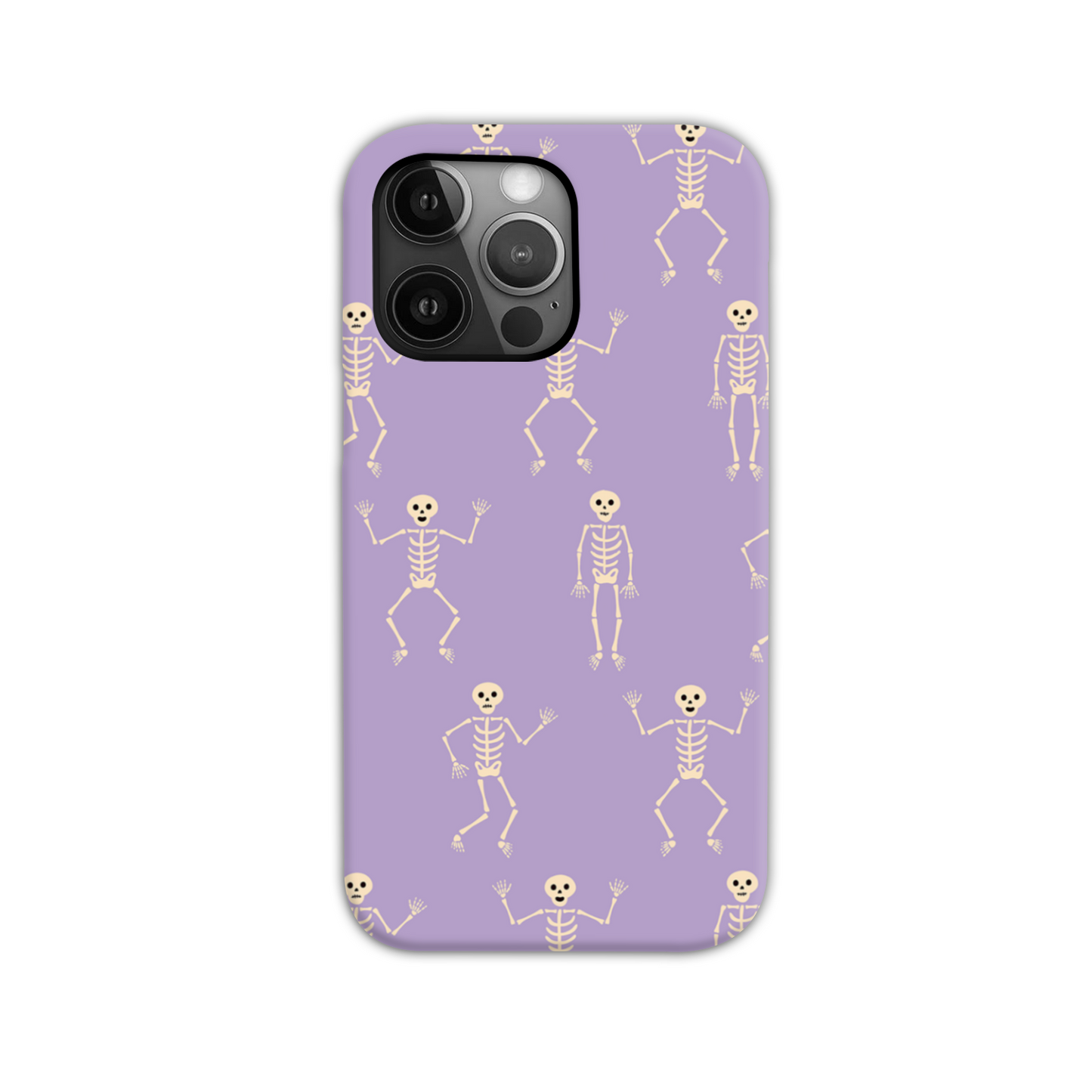 Lilac Skeletons Tough Phone Case