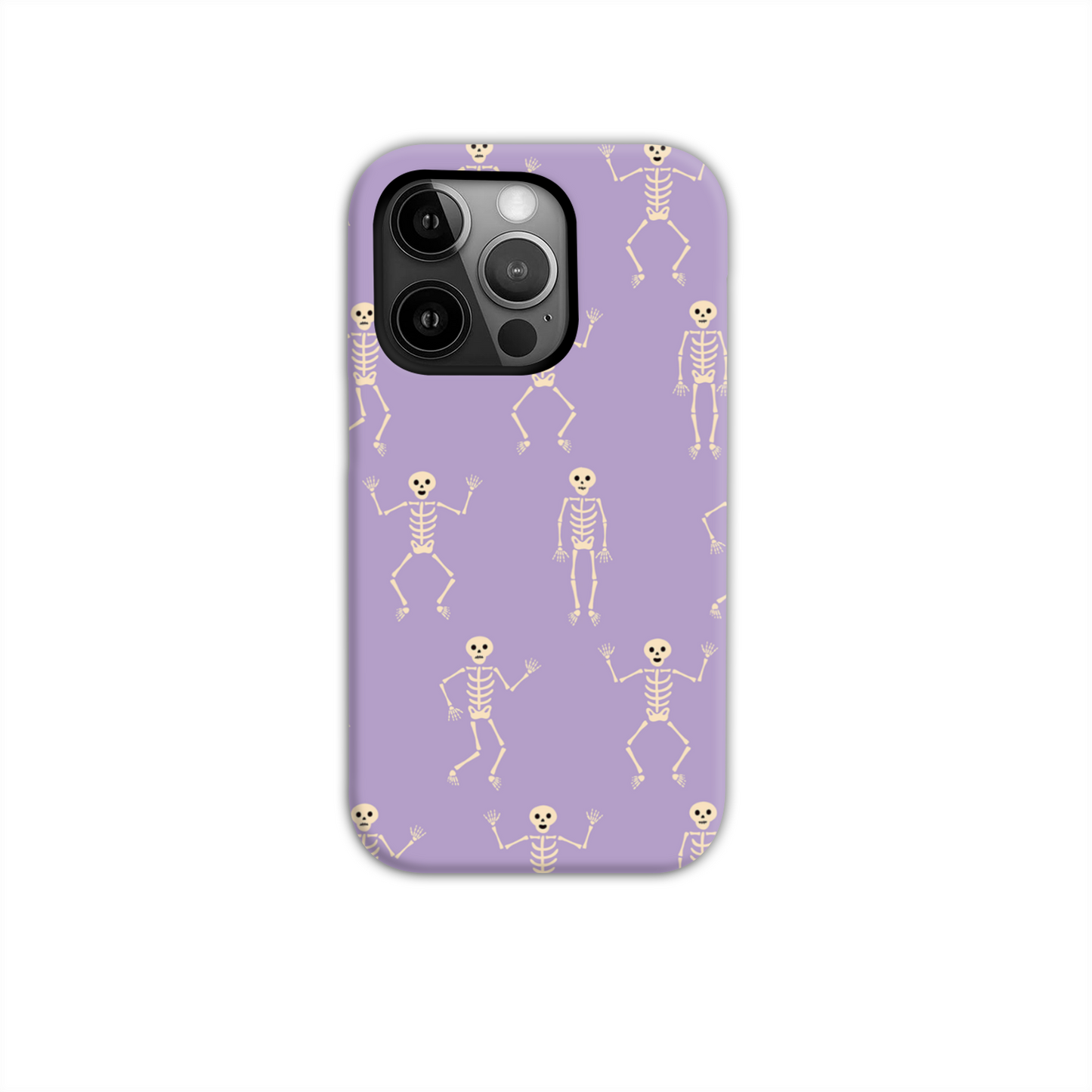 Lilac Skeletons Tough Phone Case