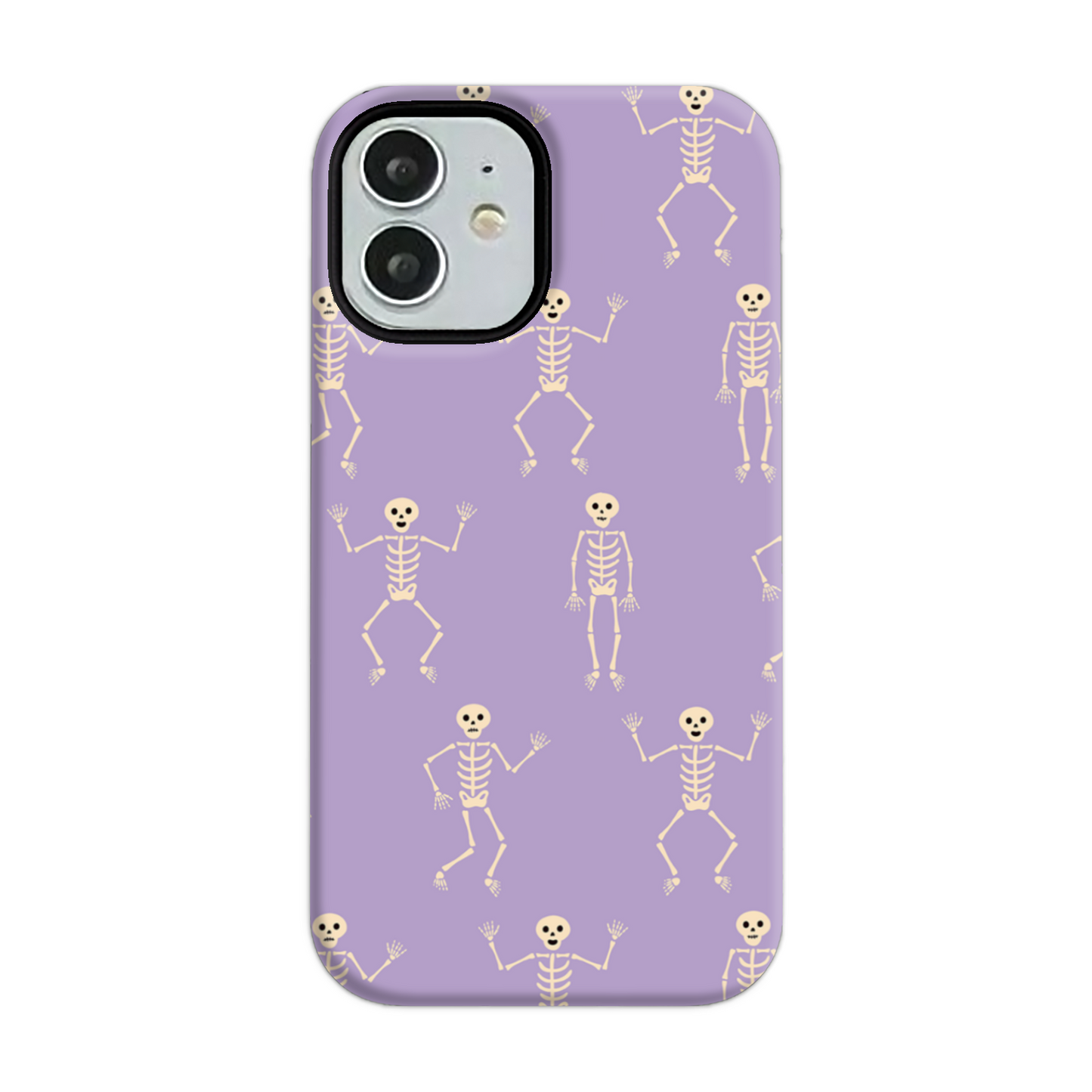 Lilac Skeletons Tough Phone Case