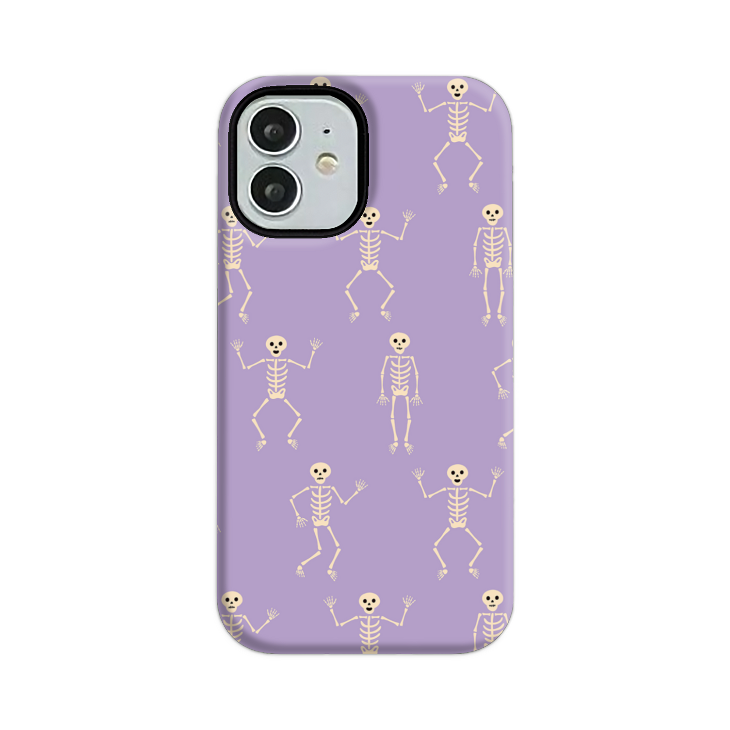 Lilac Skeletons Tough Phone Case