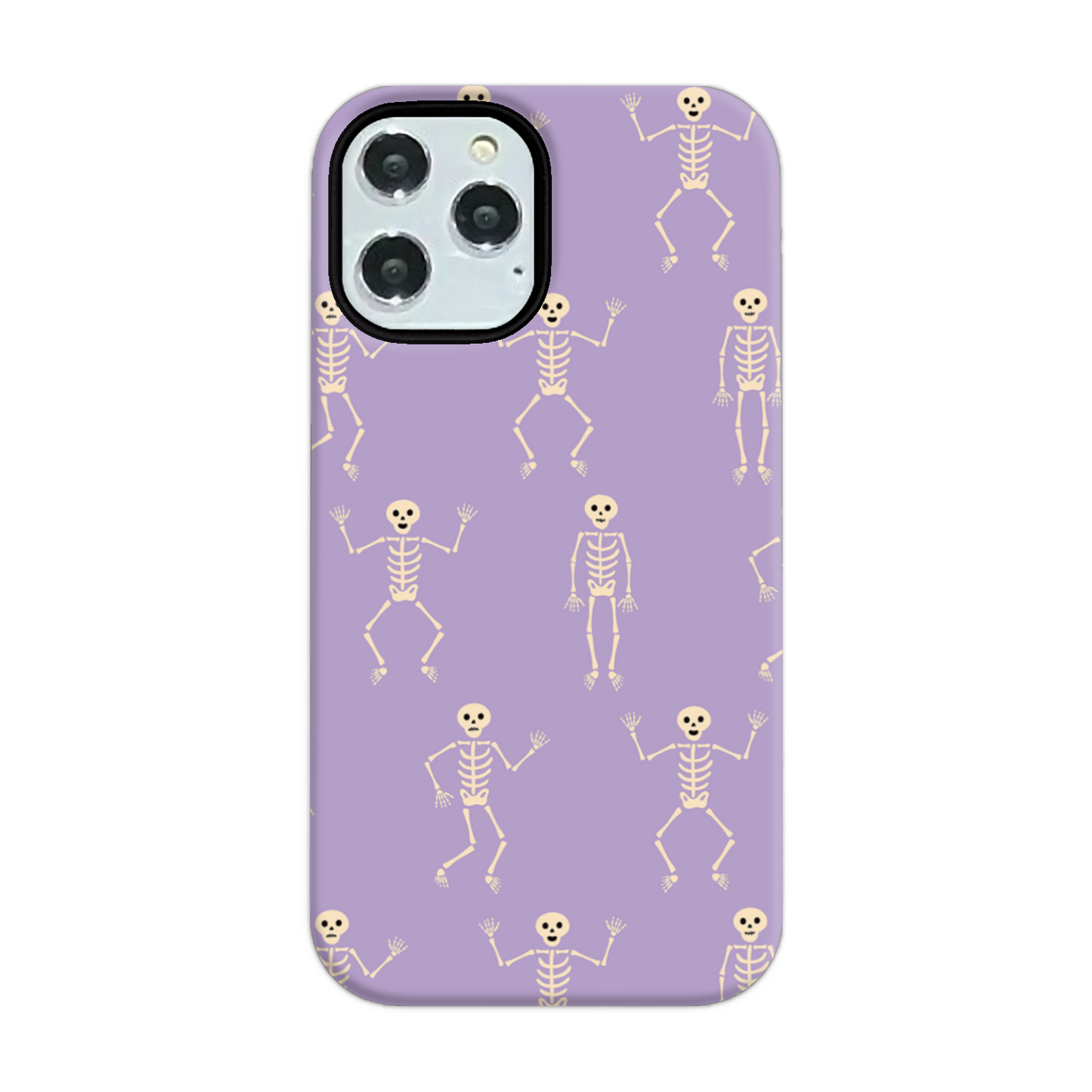 Lilac Skeletons Tough Phone Case