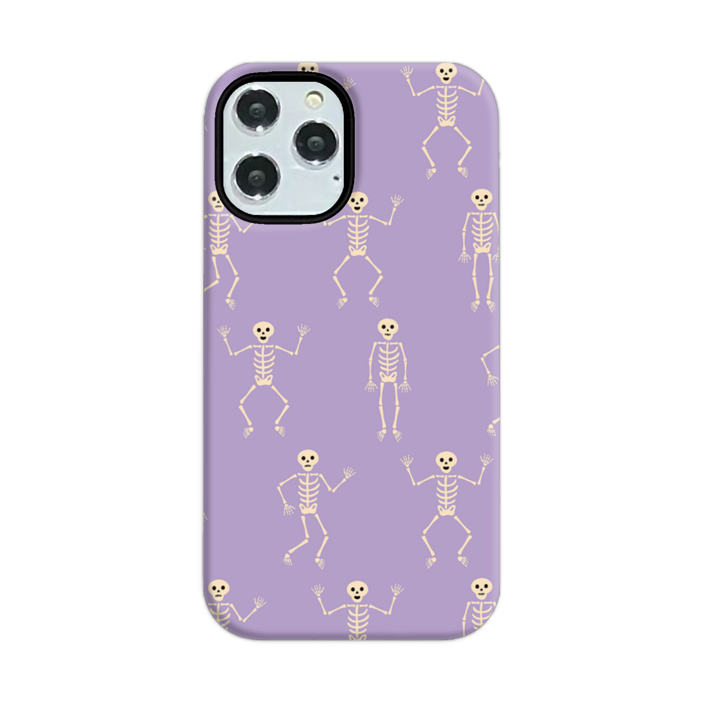 Lilac Skeletons Tough Phone Case