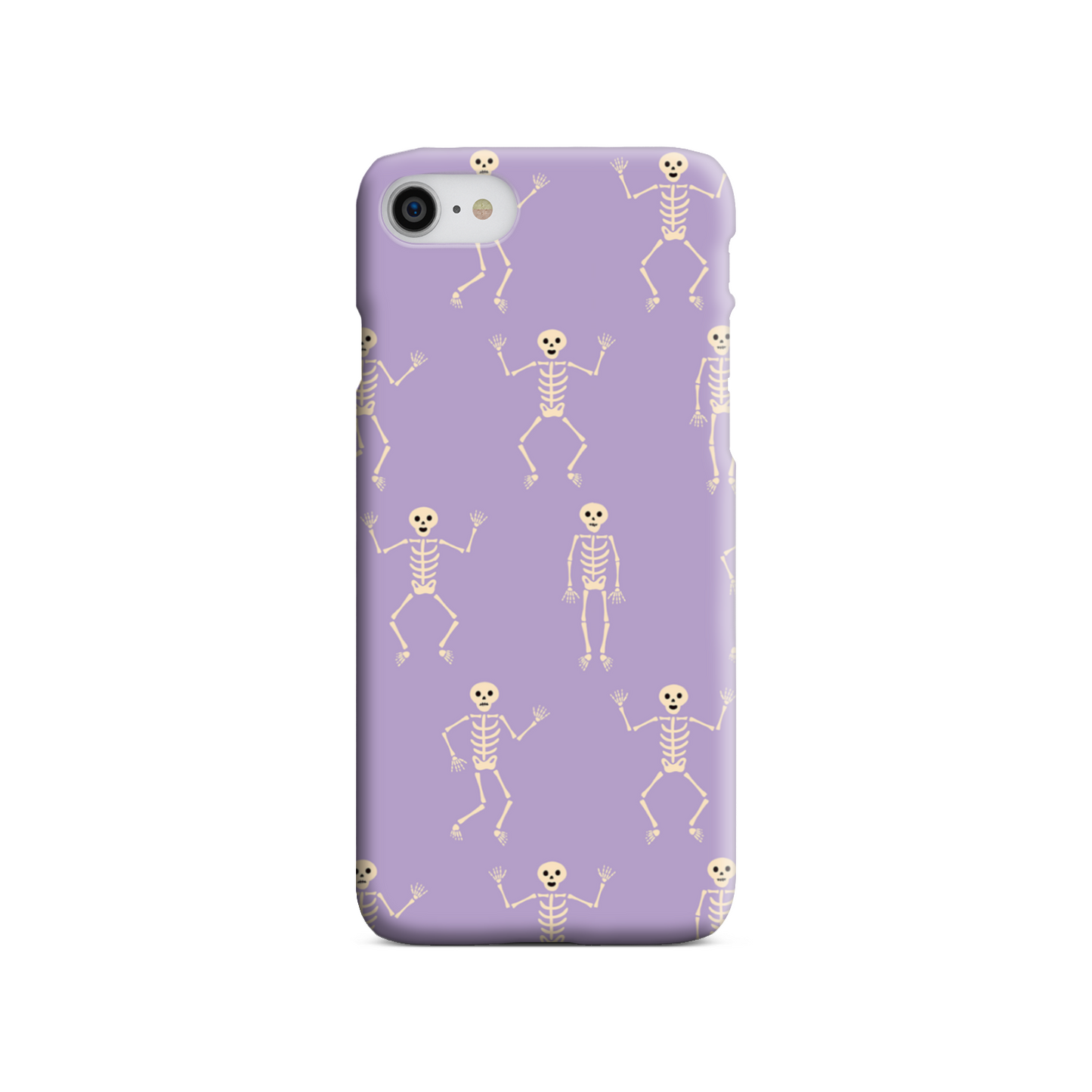 Lilac Skeletons Tough Phone Case
