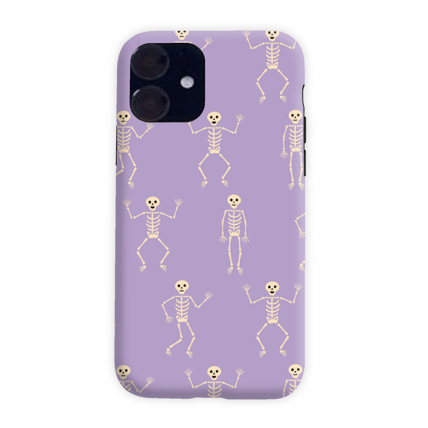 Lilac Skeletons Tough Phone Case