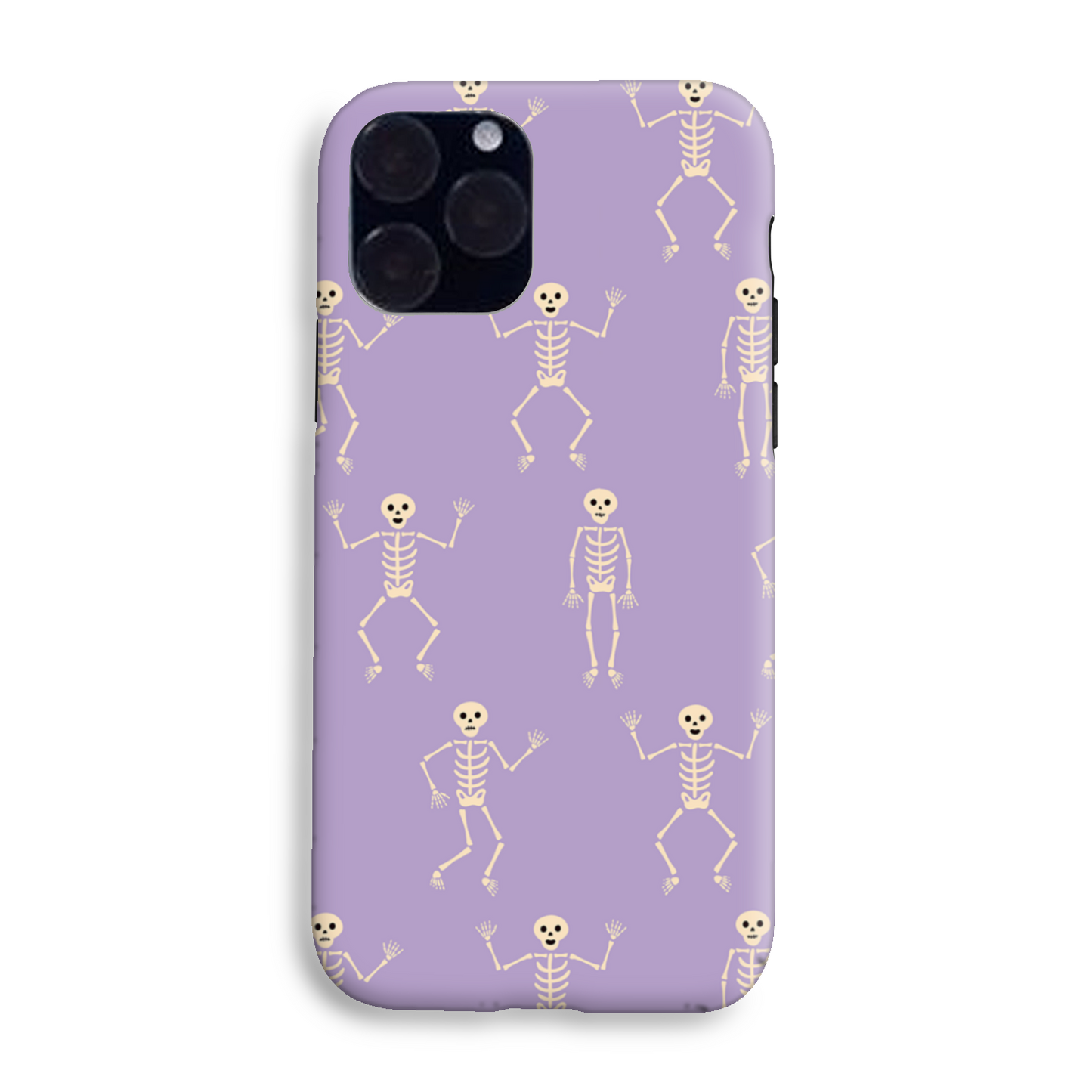 Lilac Skeletons Tough Phone Case