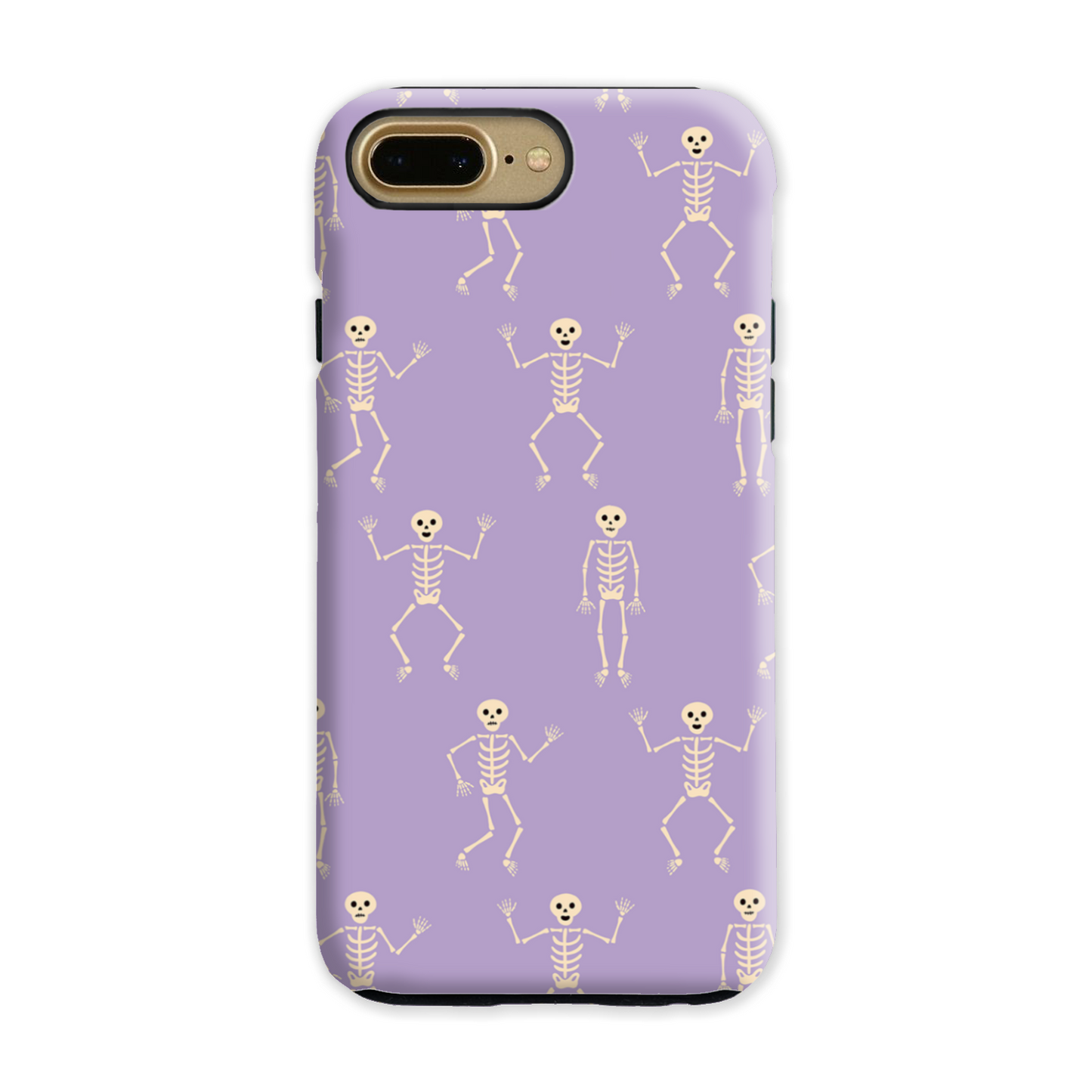 Lilac Skeletons Tough Phone Case