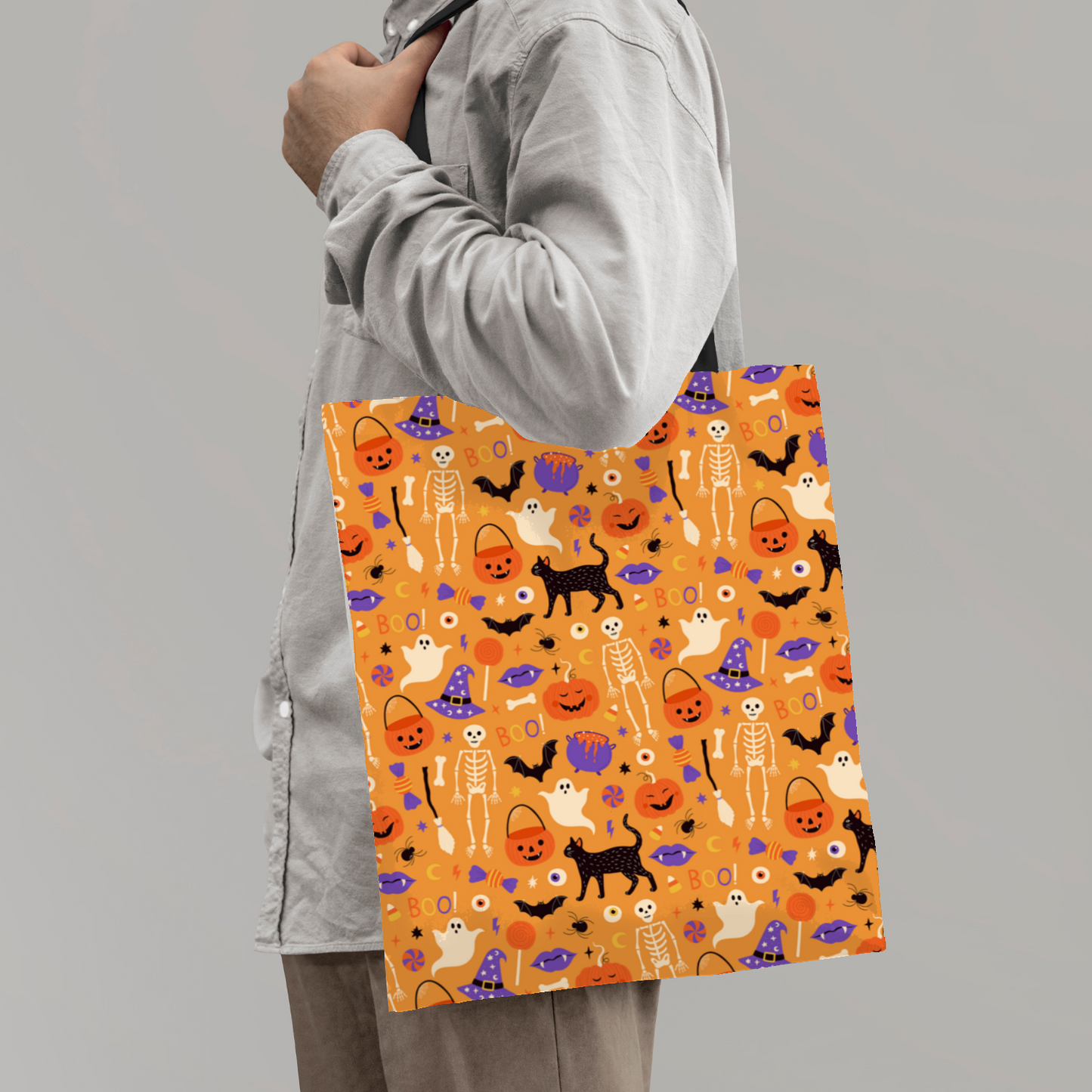Halloween Characters Tote Bag
