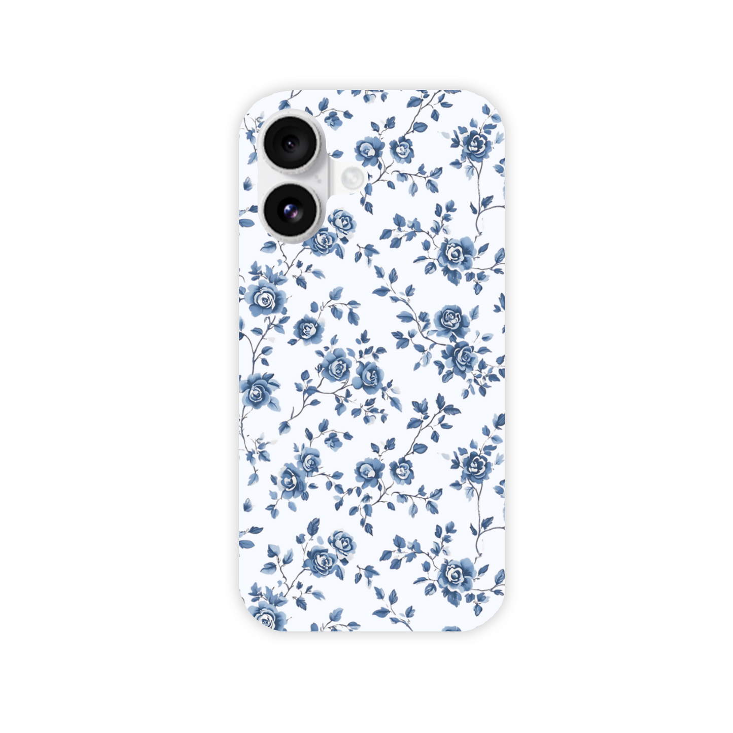 Blue Florals Slim Phone Case