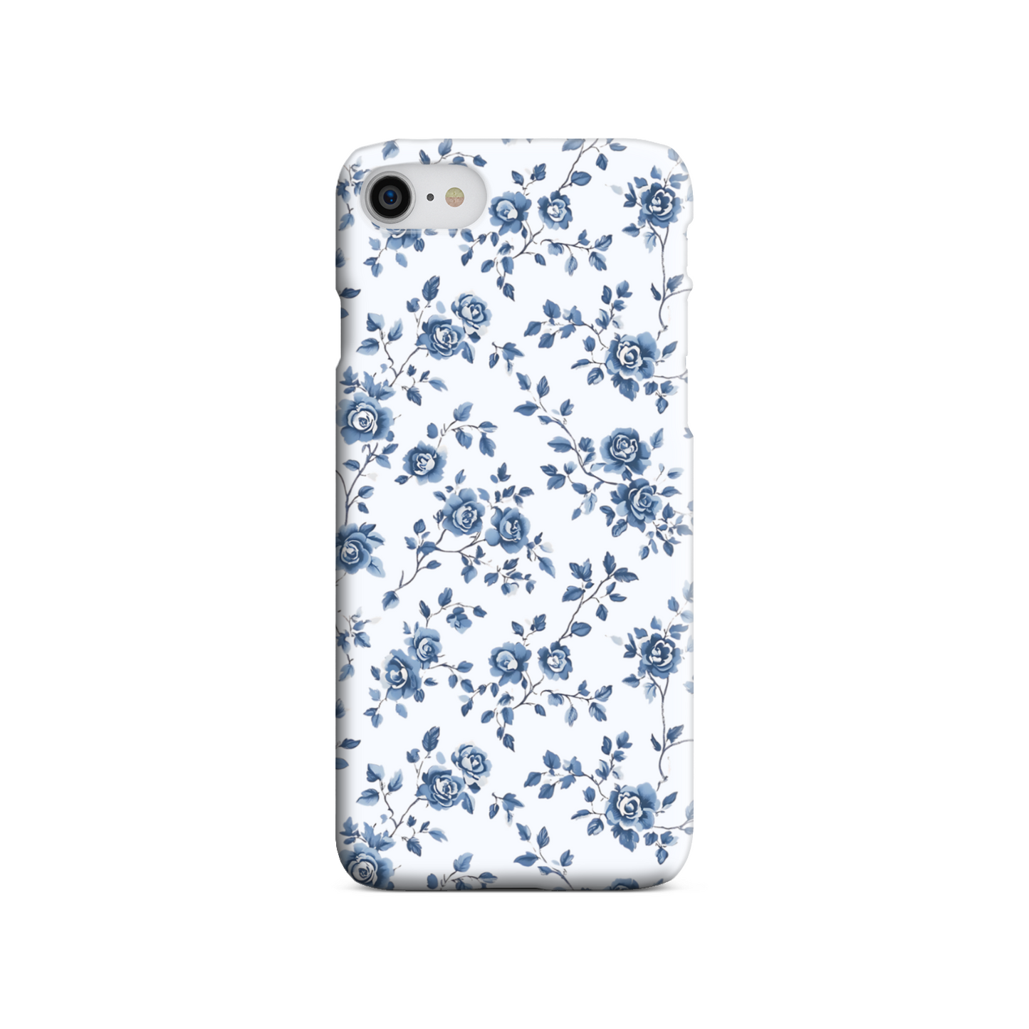 Blue Florals Slim Phone Case