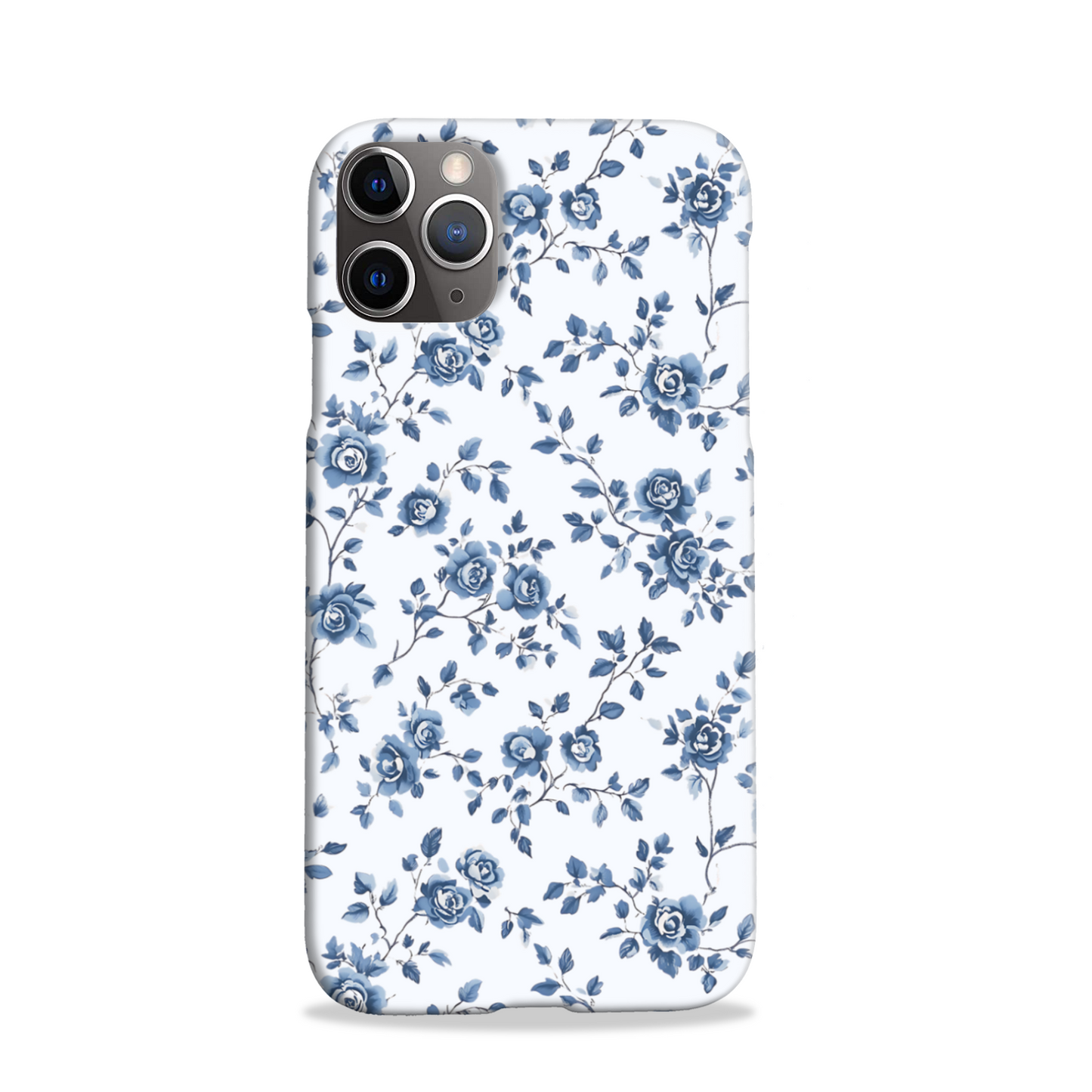 Blue Florals Slim Phone Case