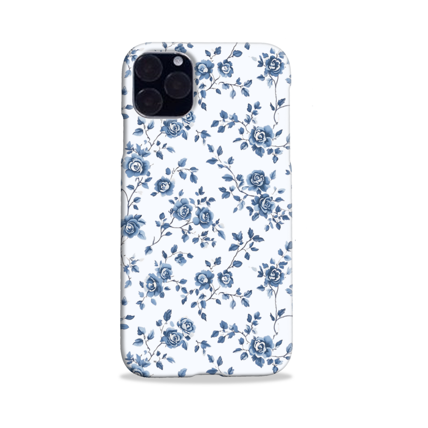 Blue Florals Slim Phone Case