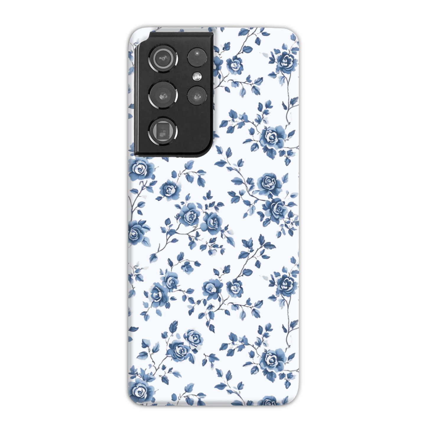 Blue Florals Slim Phone Case