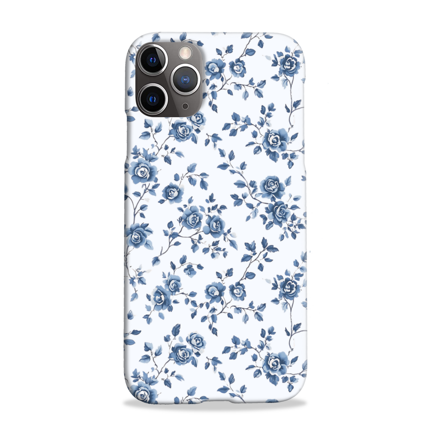 Blue Florals Slim Phone Case