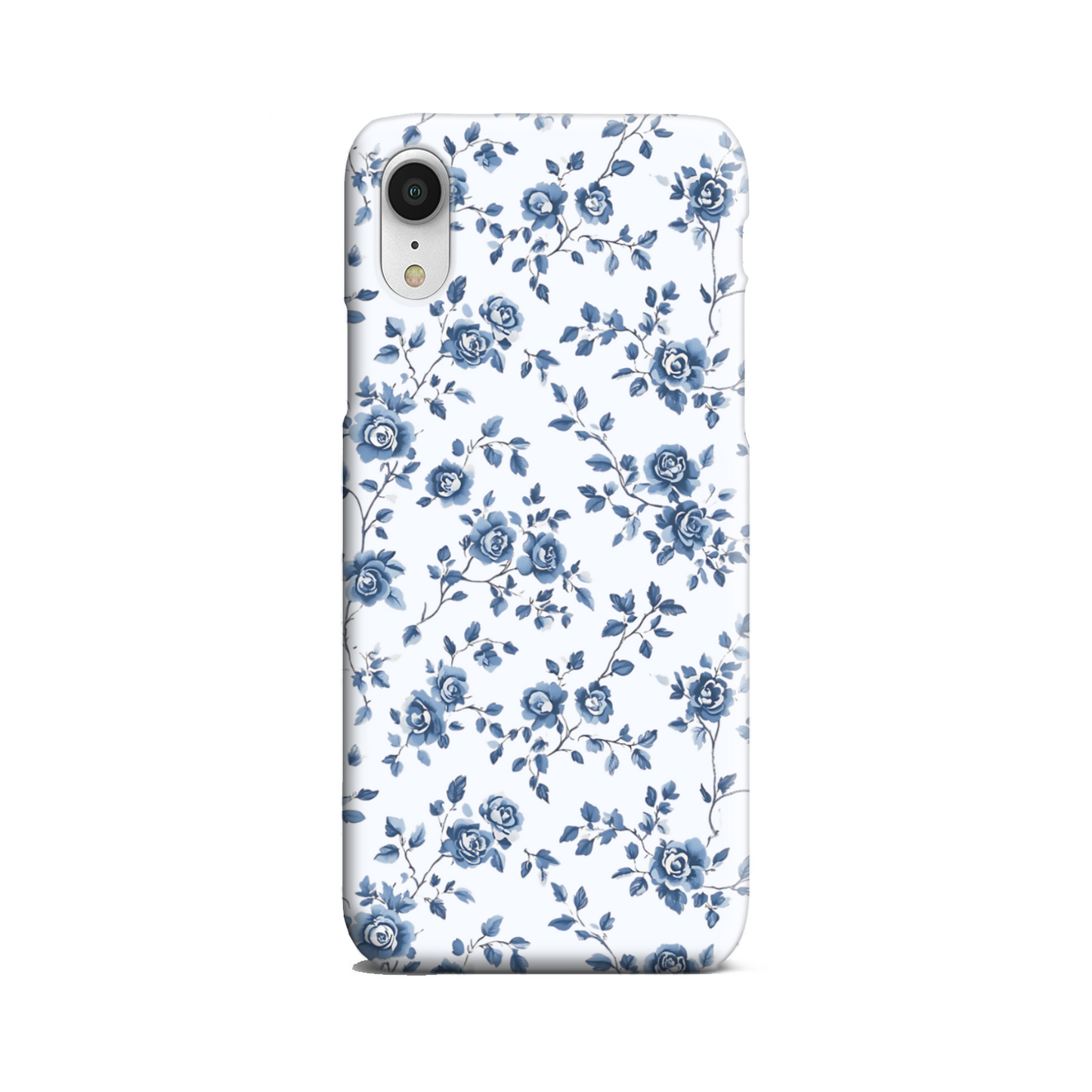 Blue Florals Slim Phone Case