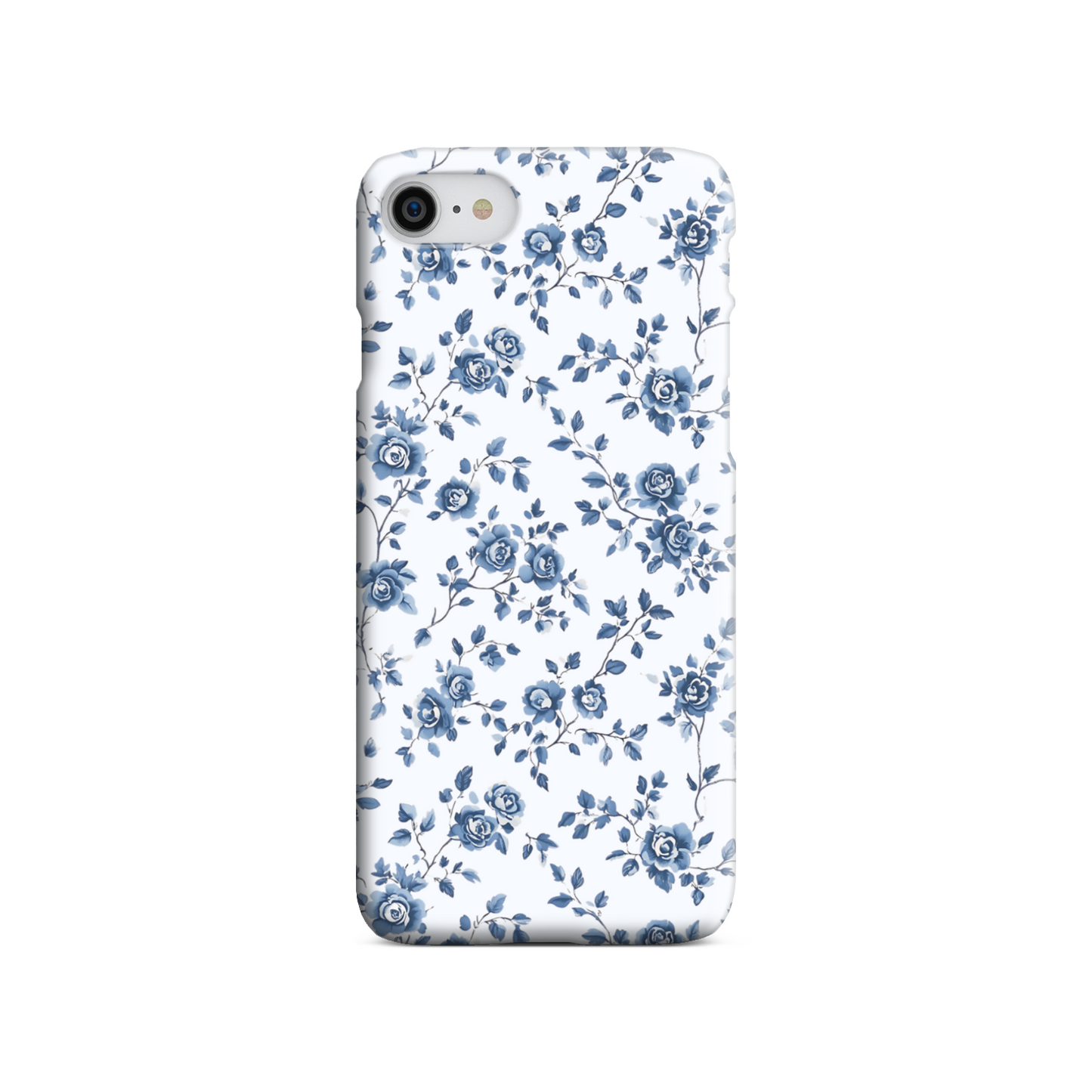 Blue Florals Slim Phone Case