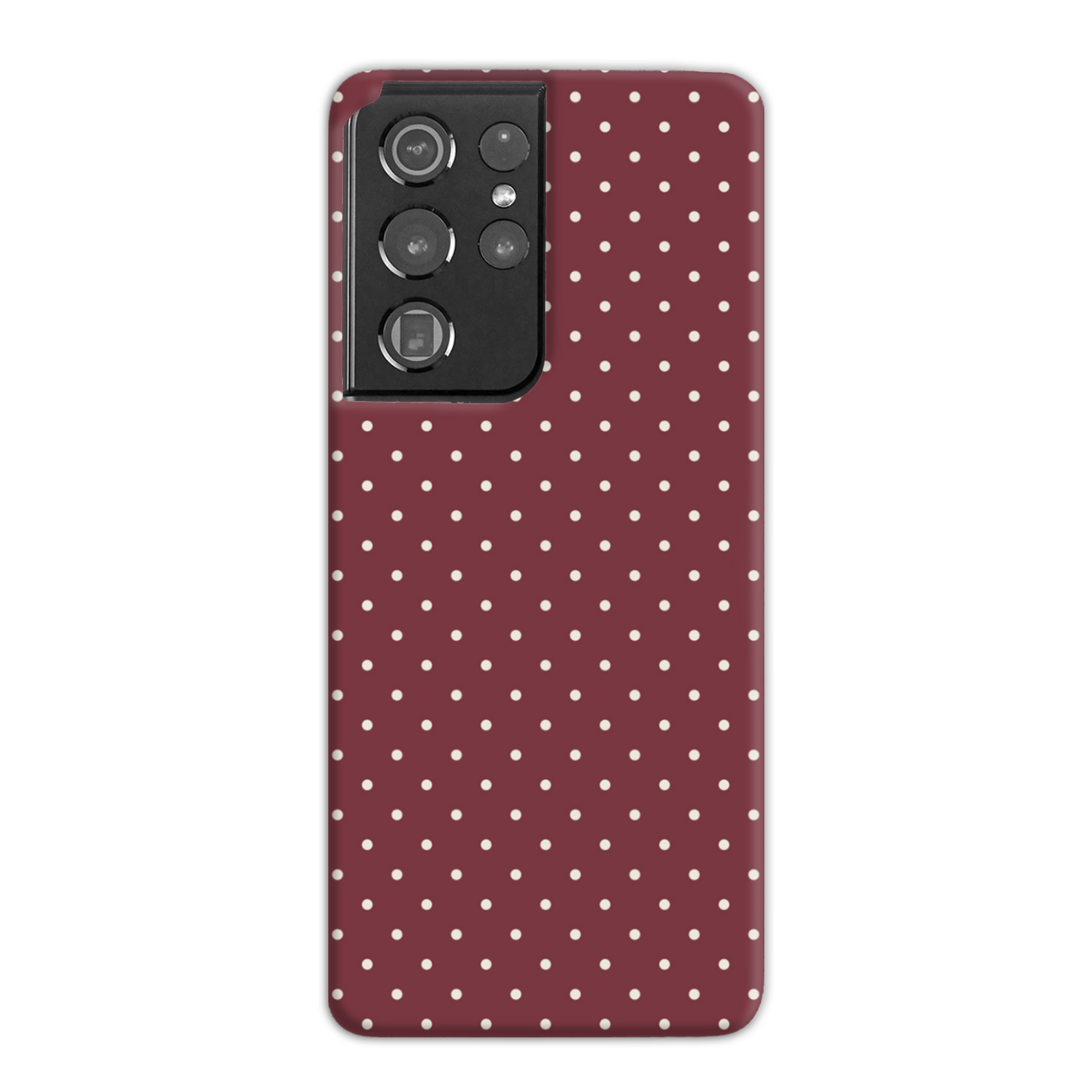 Burgundy Spot Slim Phone Case