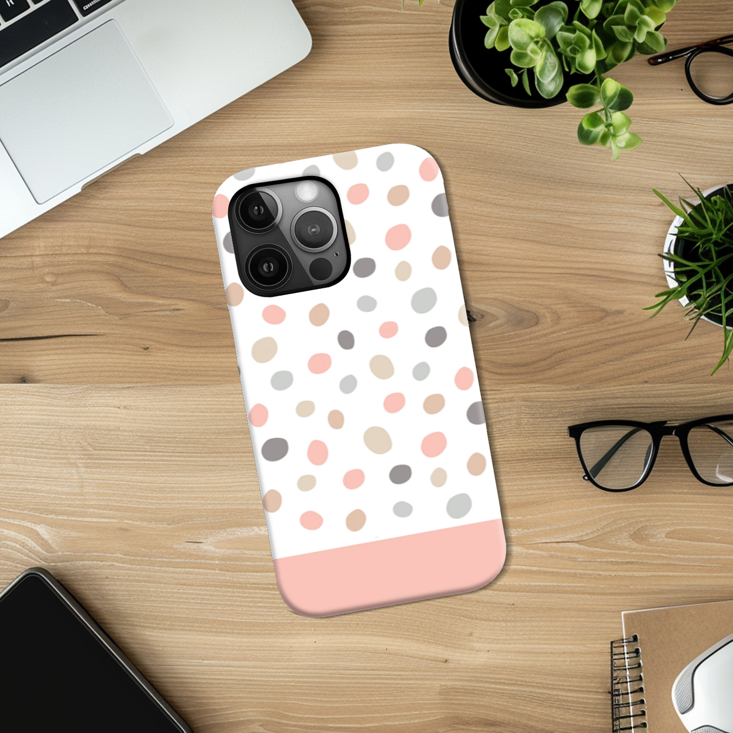 Pink Pebble Slim Phone Case