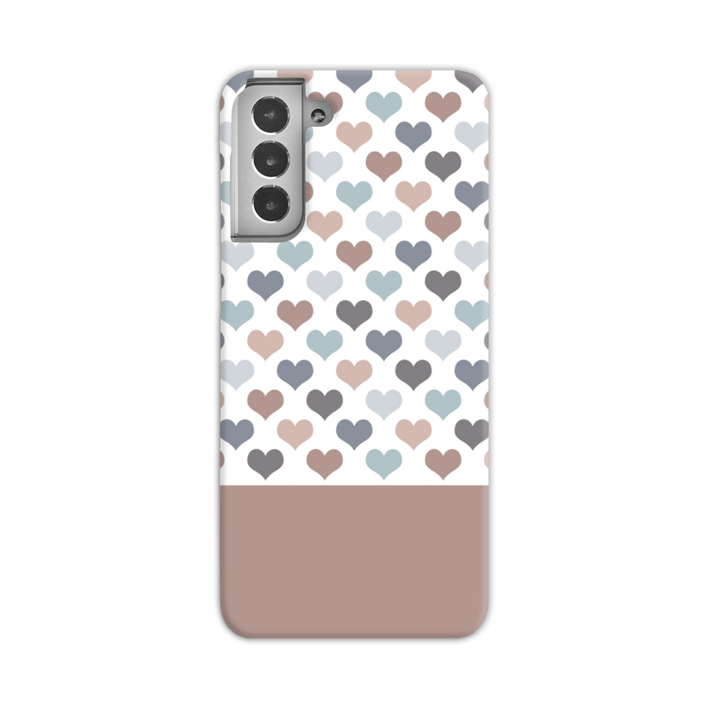 Mocca Hearts Slim Phone Case