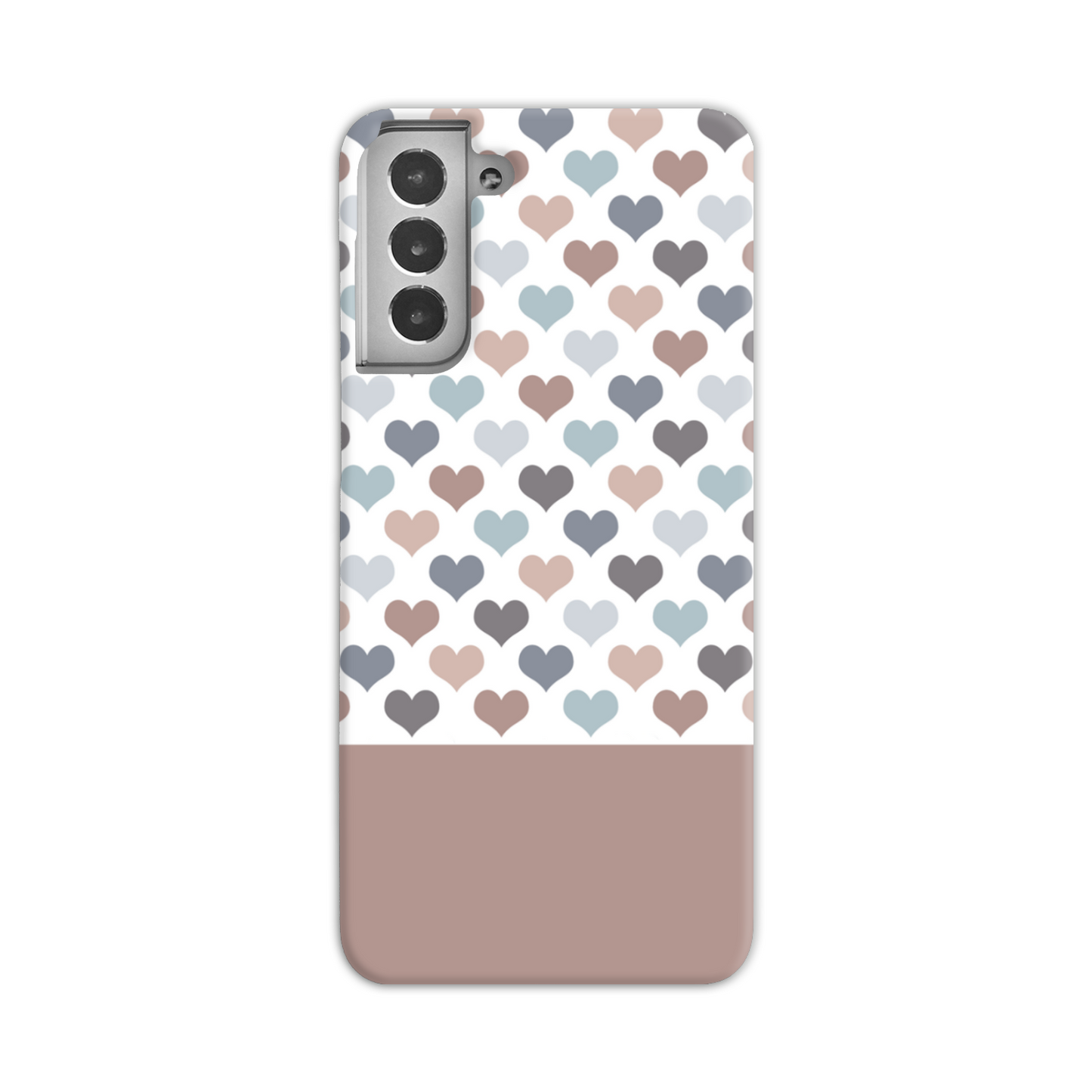 Mocca Hearts Slim Phone Case
