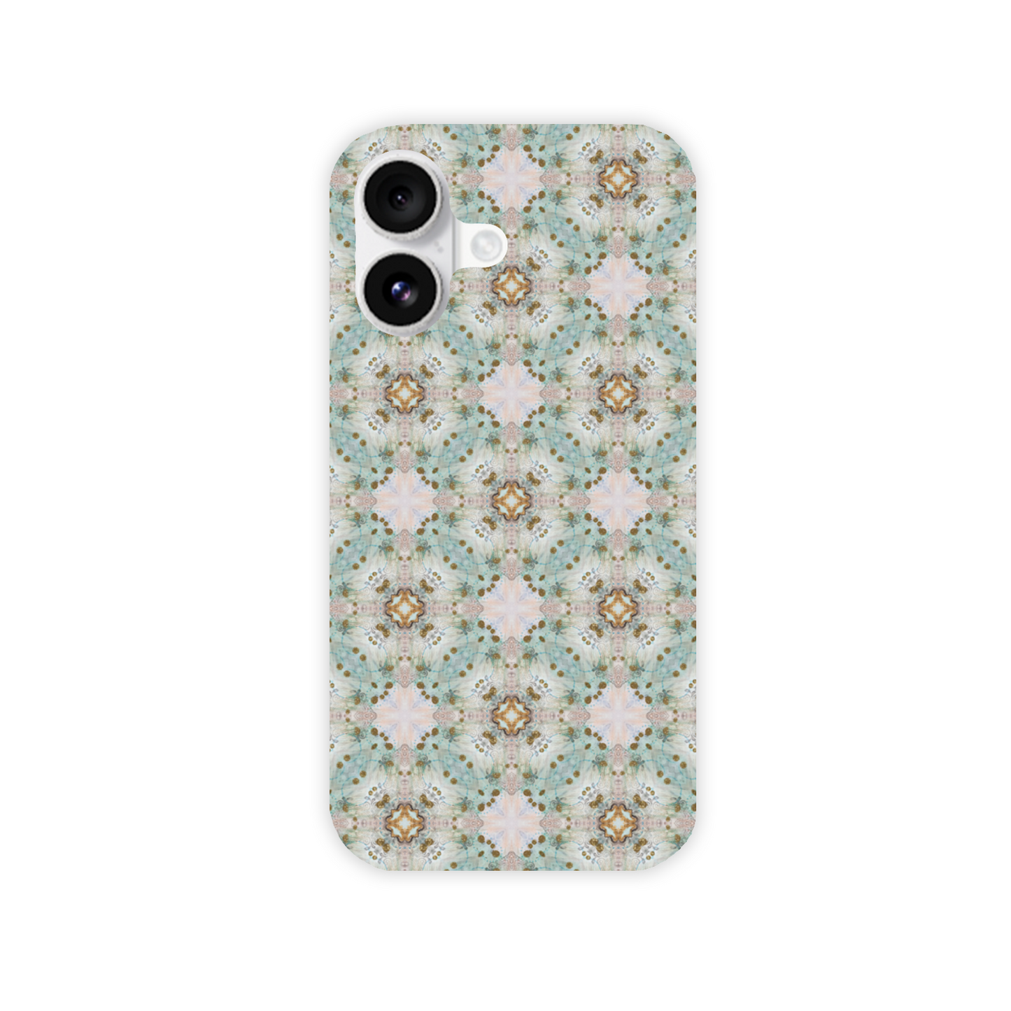 Green Mosaic Slim Phone Case