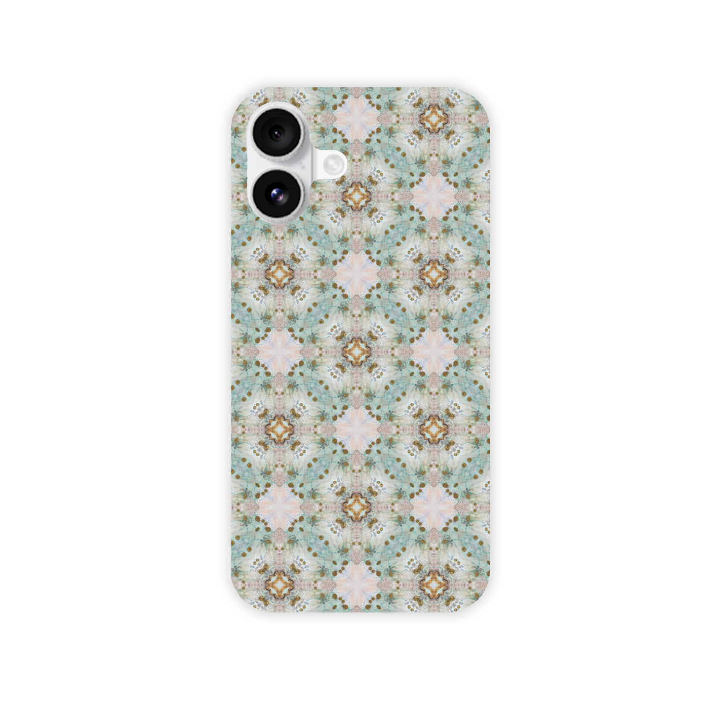 Green Mosaic Slim Phone Case