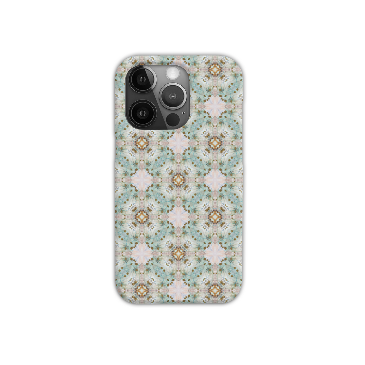 Green Mosaic Slim Phone Case