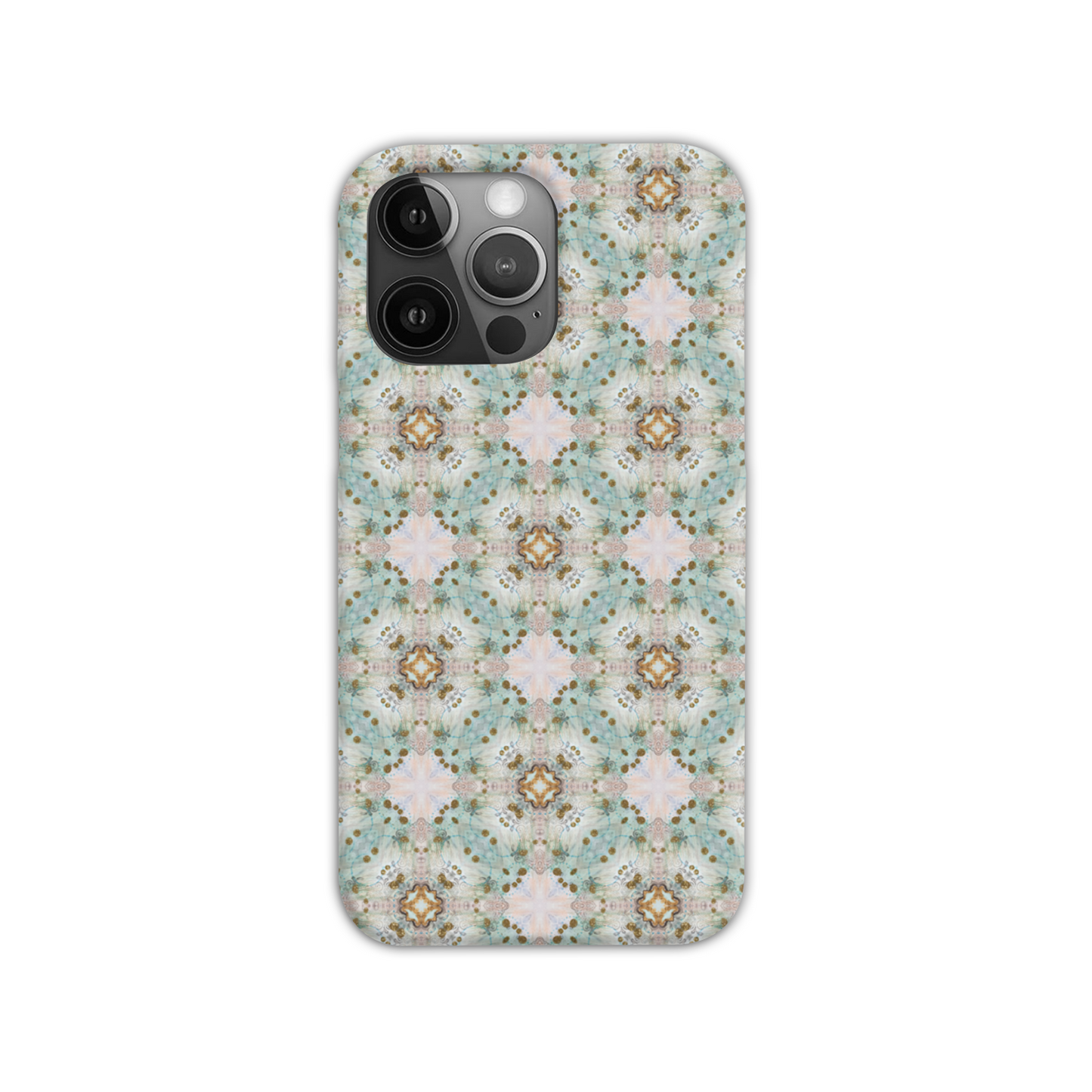 Green Mosaic Slim Phone Case