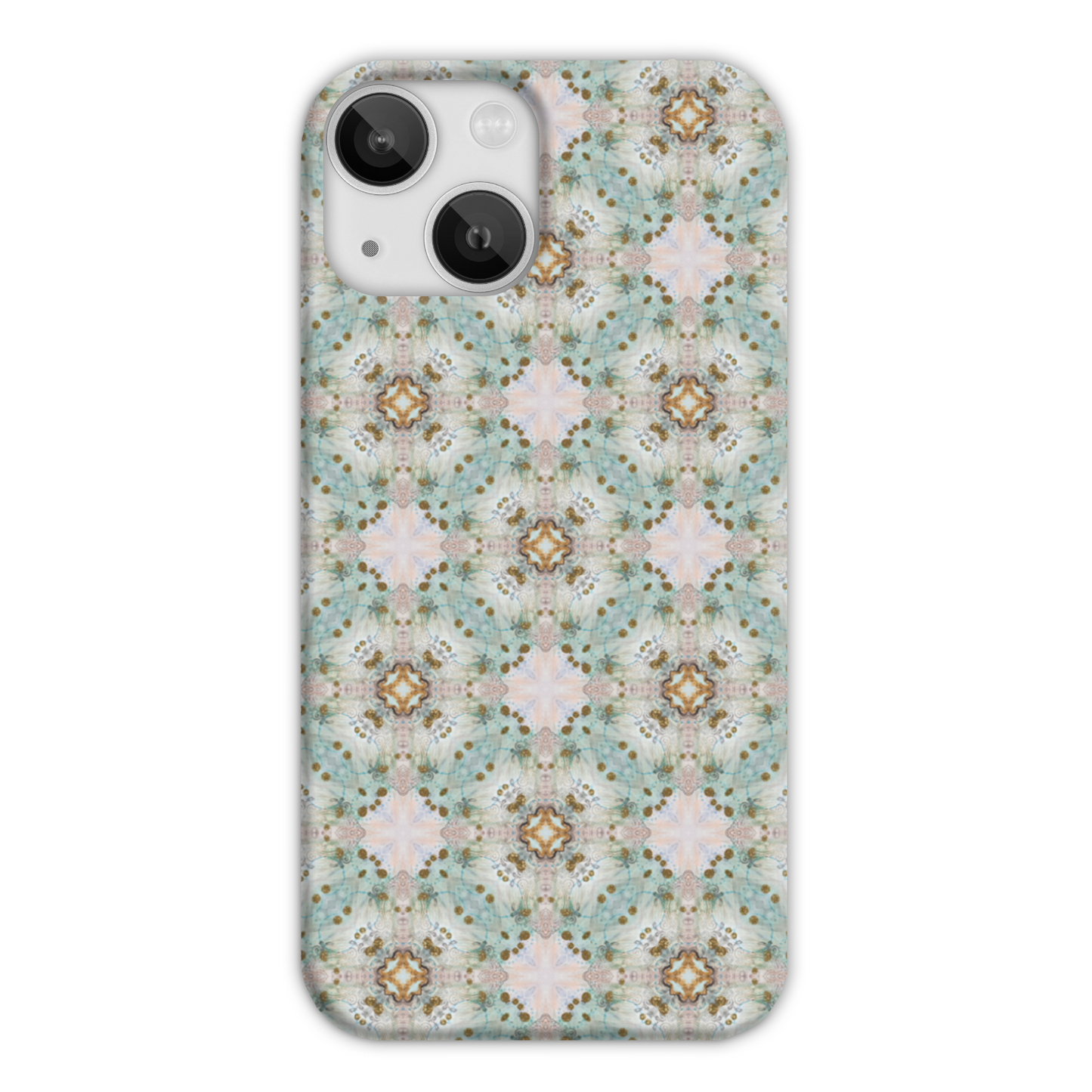 Green Mosaic Slim Phone Case