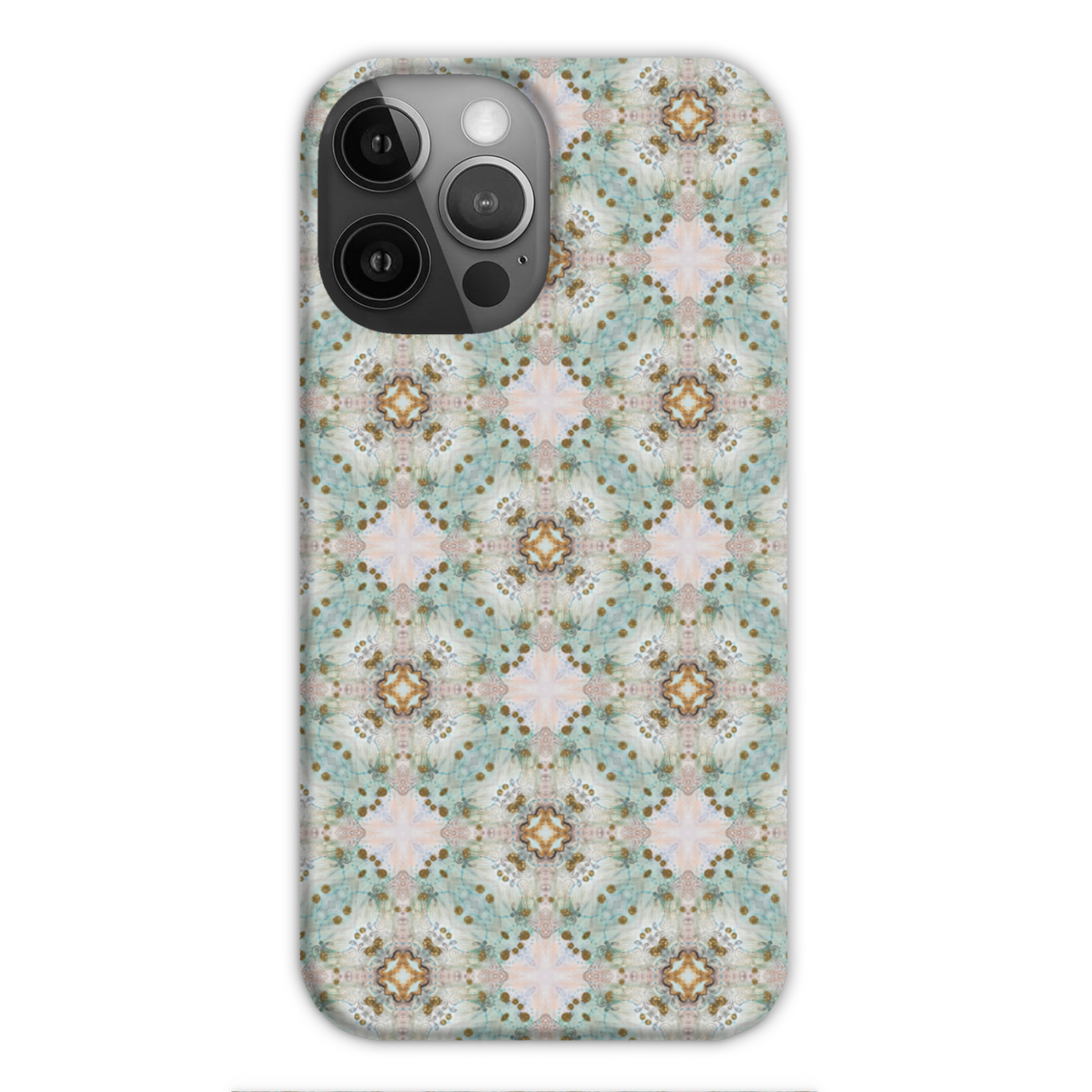 Green Mosaic Slim Phone Case