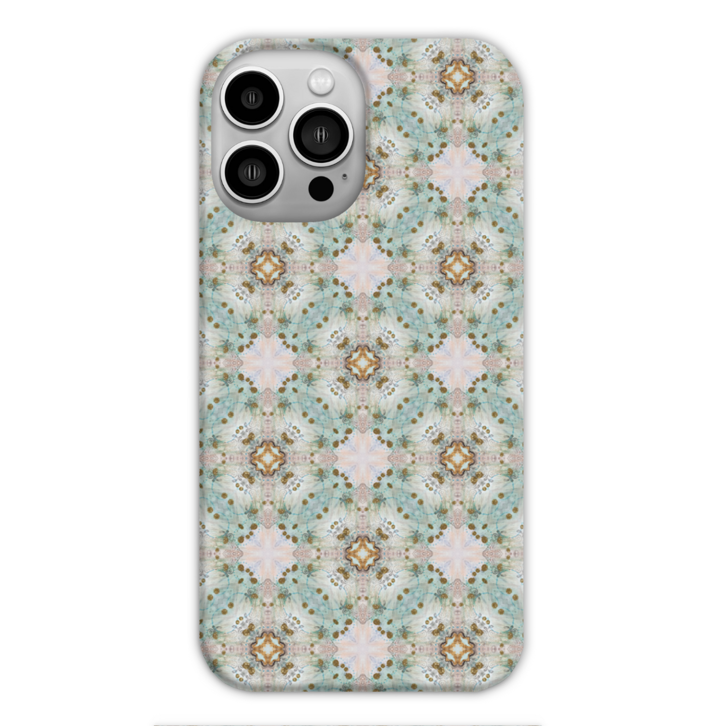 Green Mosaic Slim Phone Case
