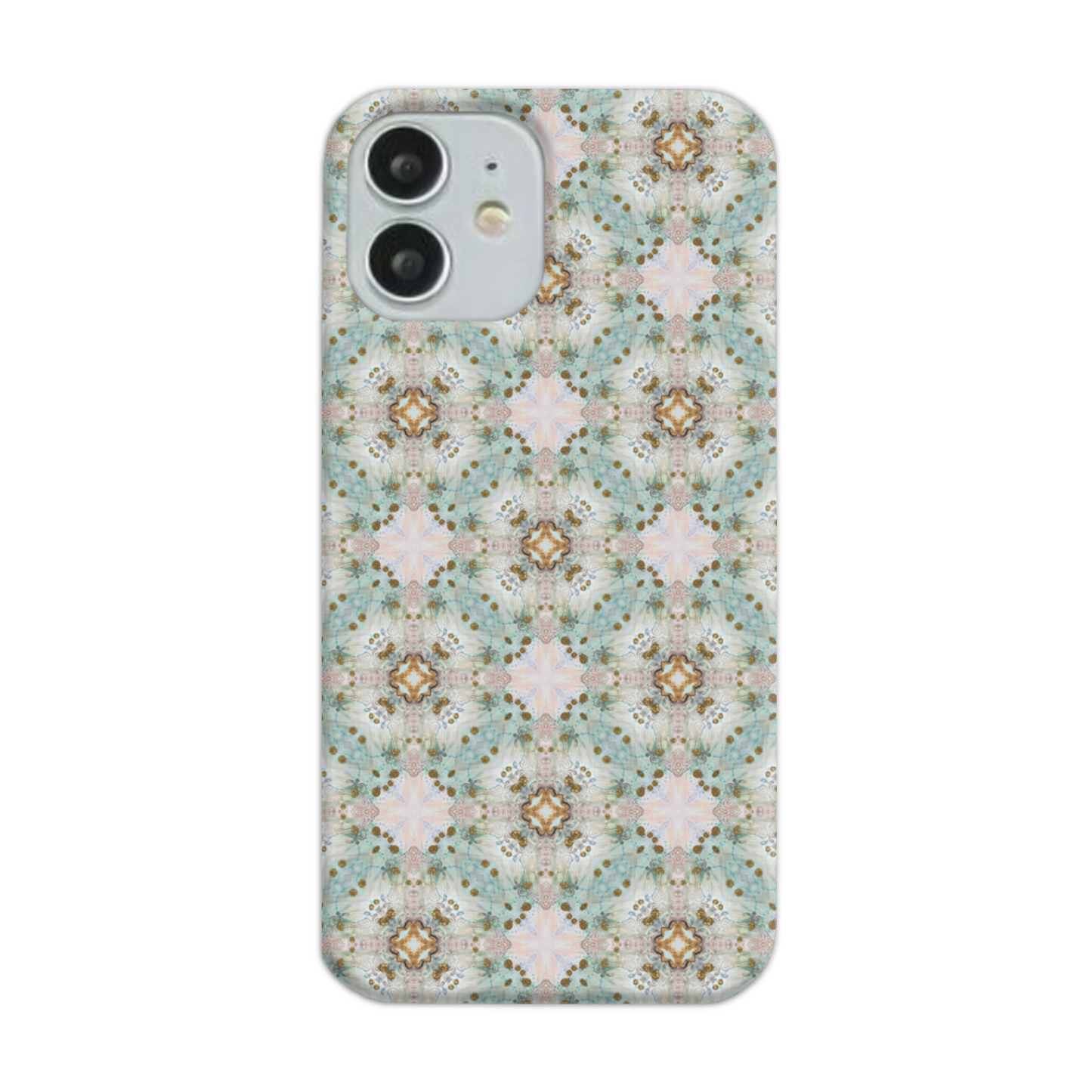 Green Mosaic Slim Phone Case