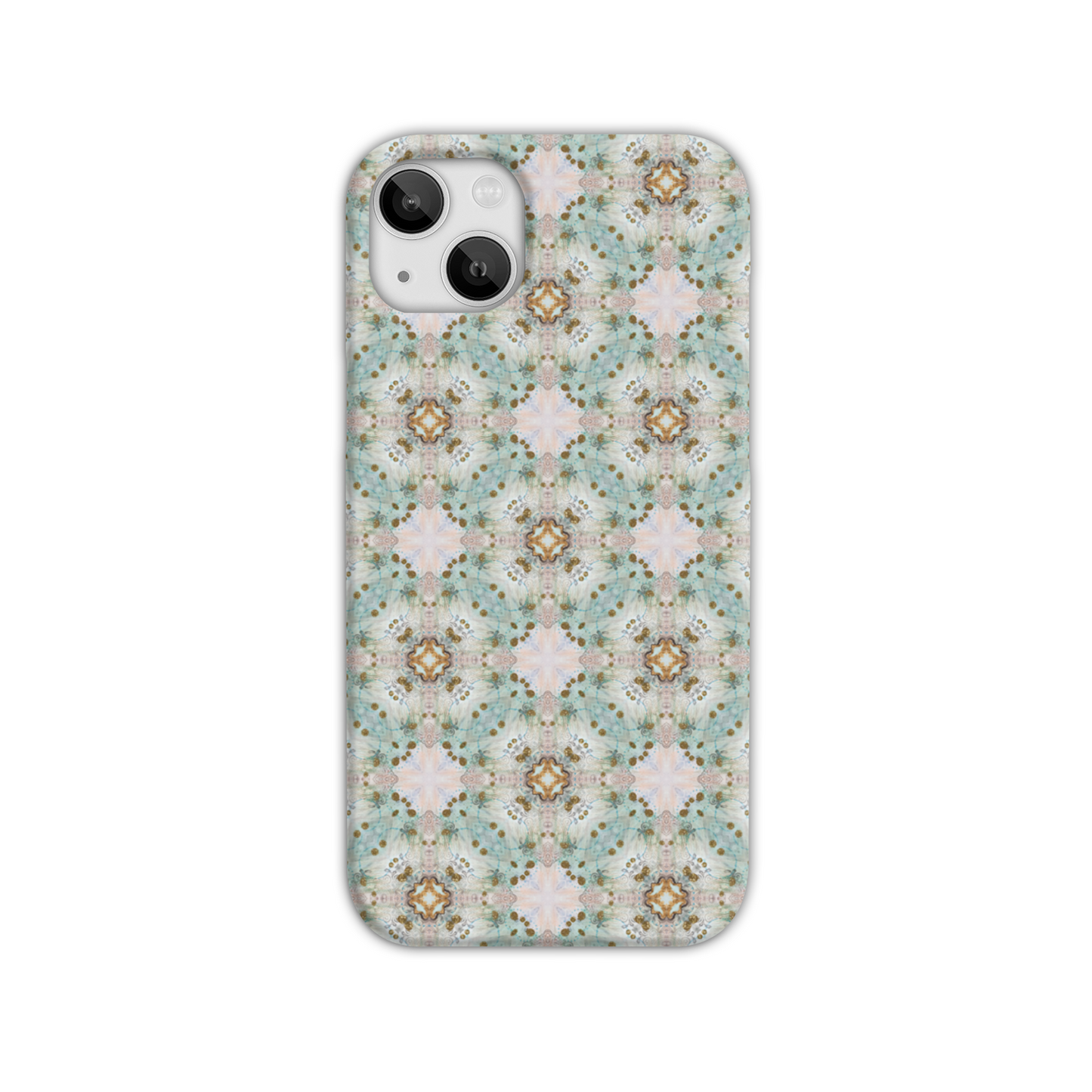 Green Mosaic Slim Phone Case