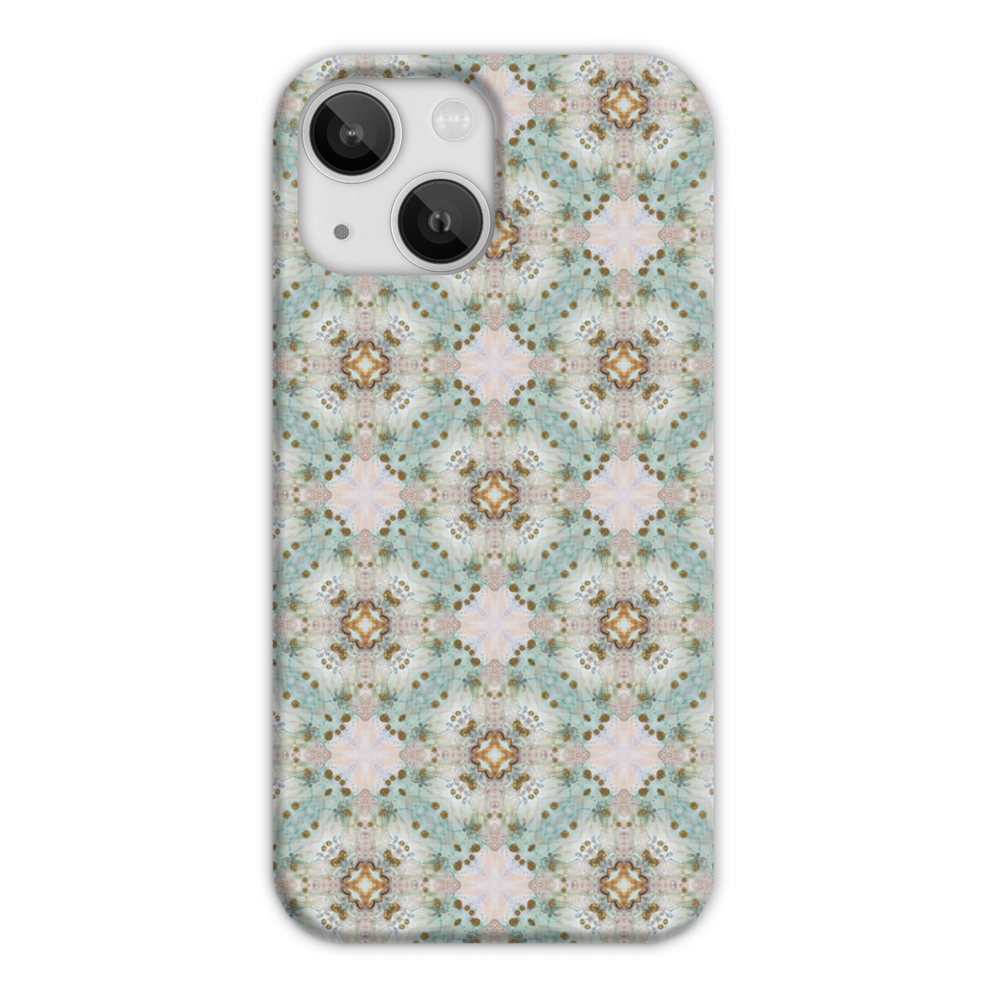 Green Mosaic Slim Phone Case