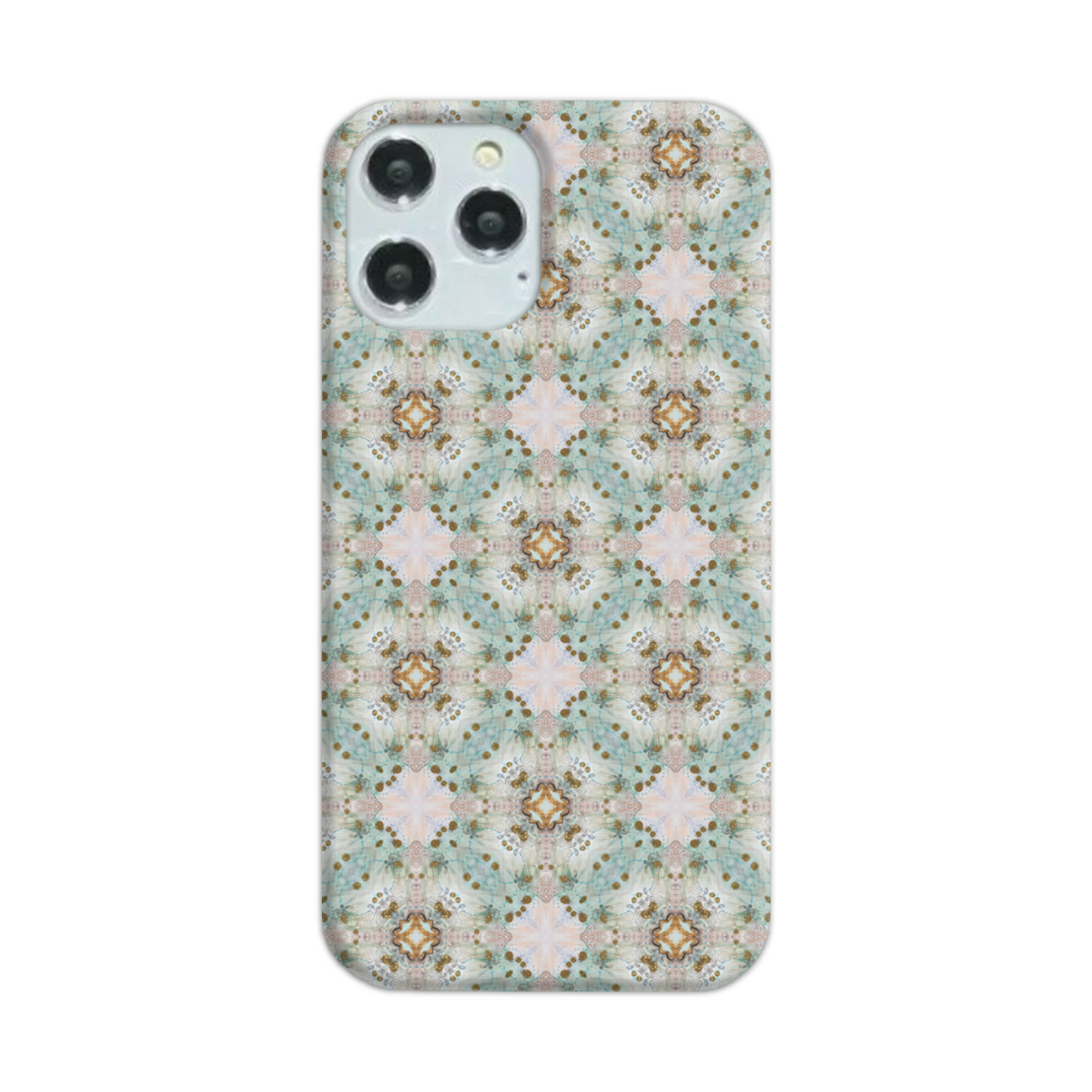 Green Mosaic Slim Phone Case