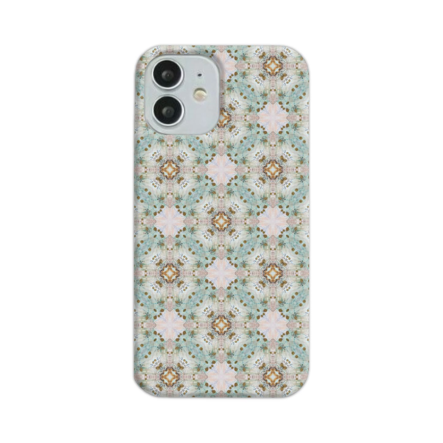 Green Mosaic Slim Phone Case