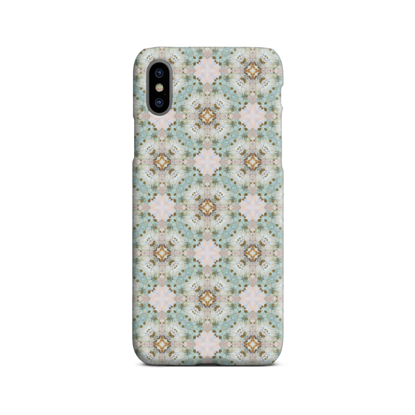 Green Mosaic Slim Phone Case