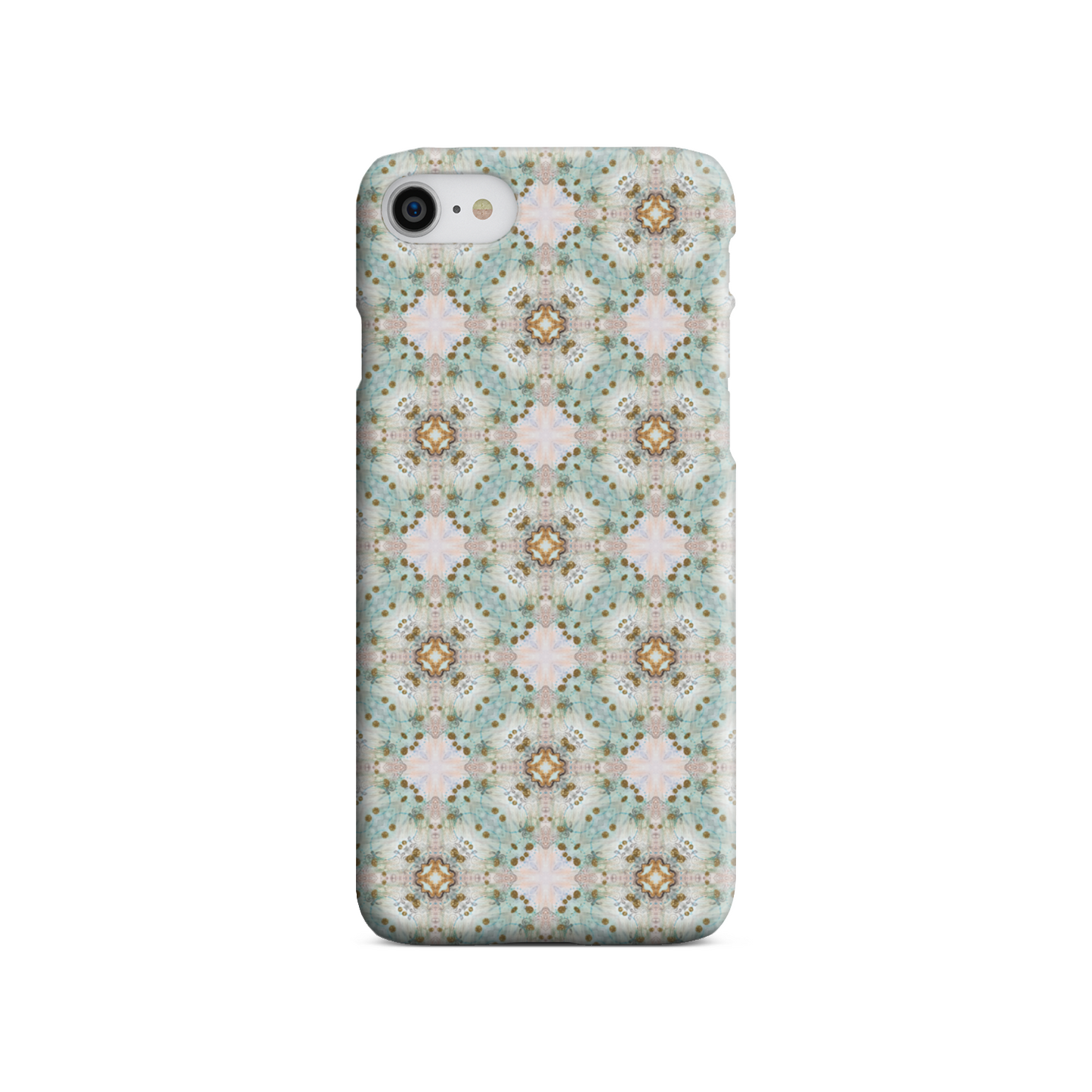 Green Mosaic Slim Phone Case