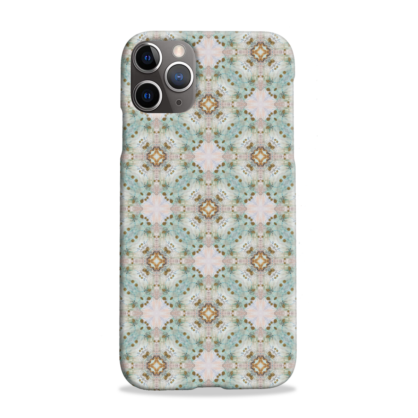 Green Mosaic Slim Phone Case