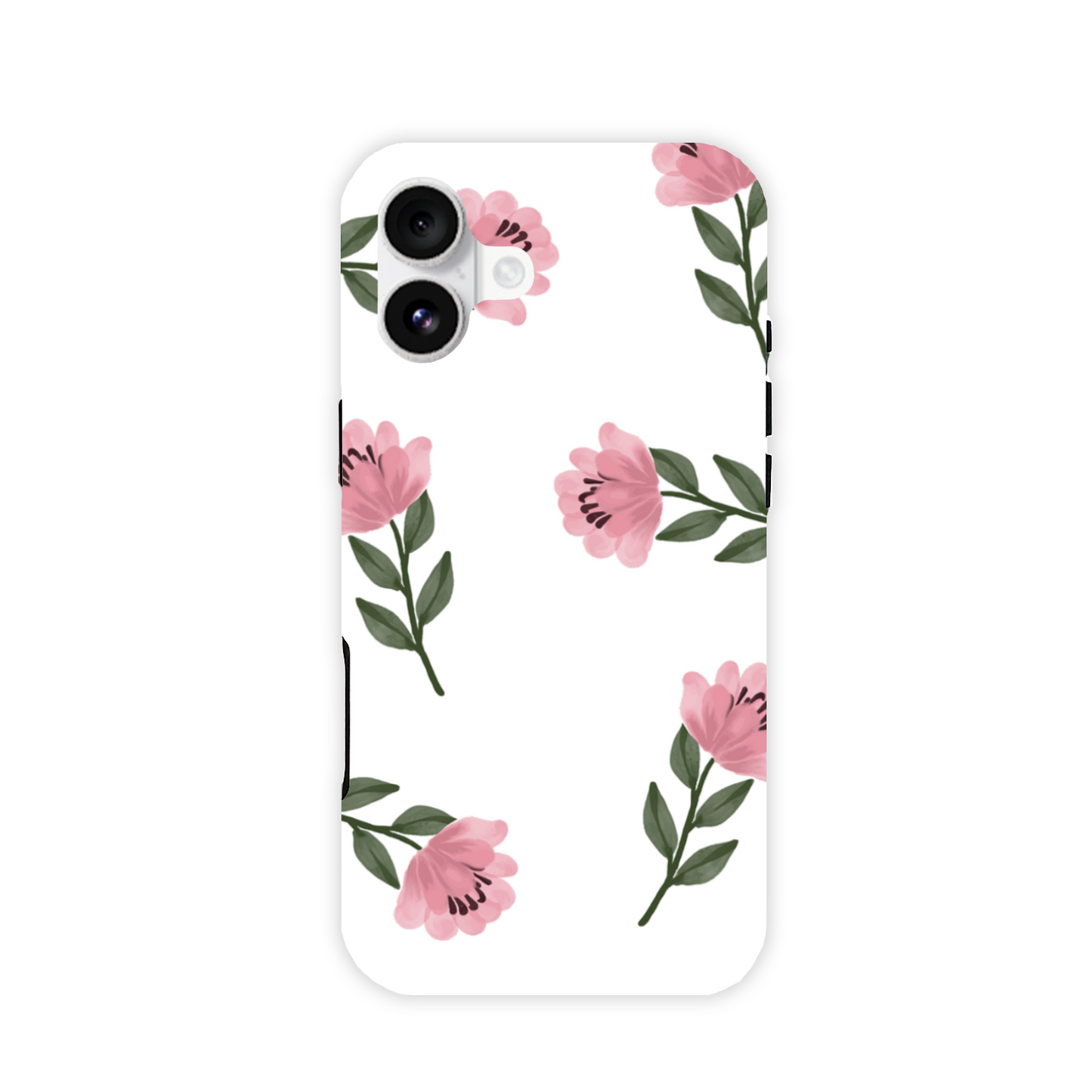 Pink Flower Tough Phone Case