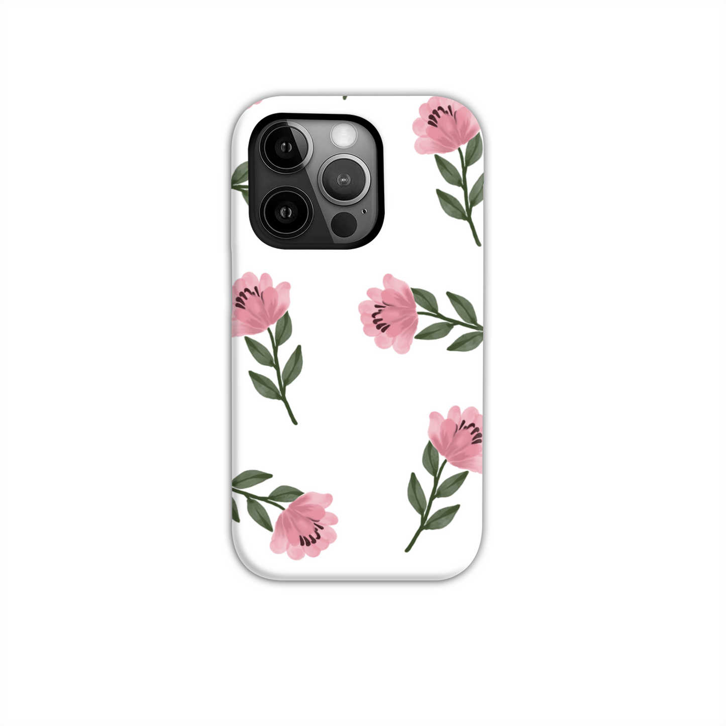 Pink Flower Tough Phone Case
